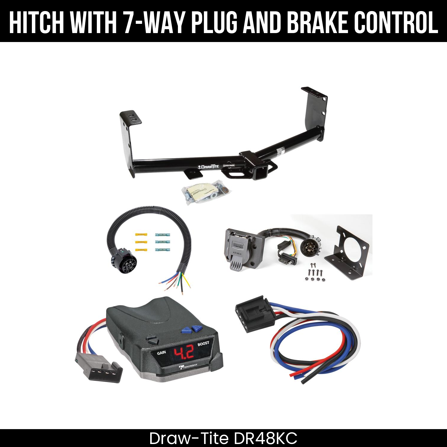 Trailer Hitch , 7-Way , Tekonsha Brake EVN Control