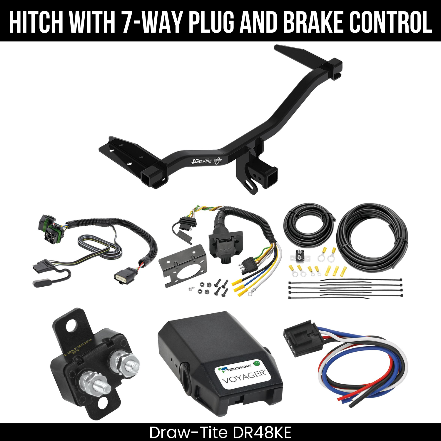 Trailer Hitch , 7-Way , Tekonsha Voyager Brake Control