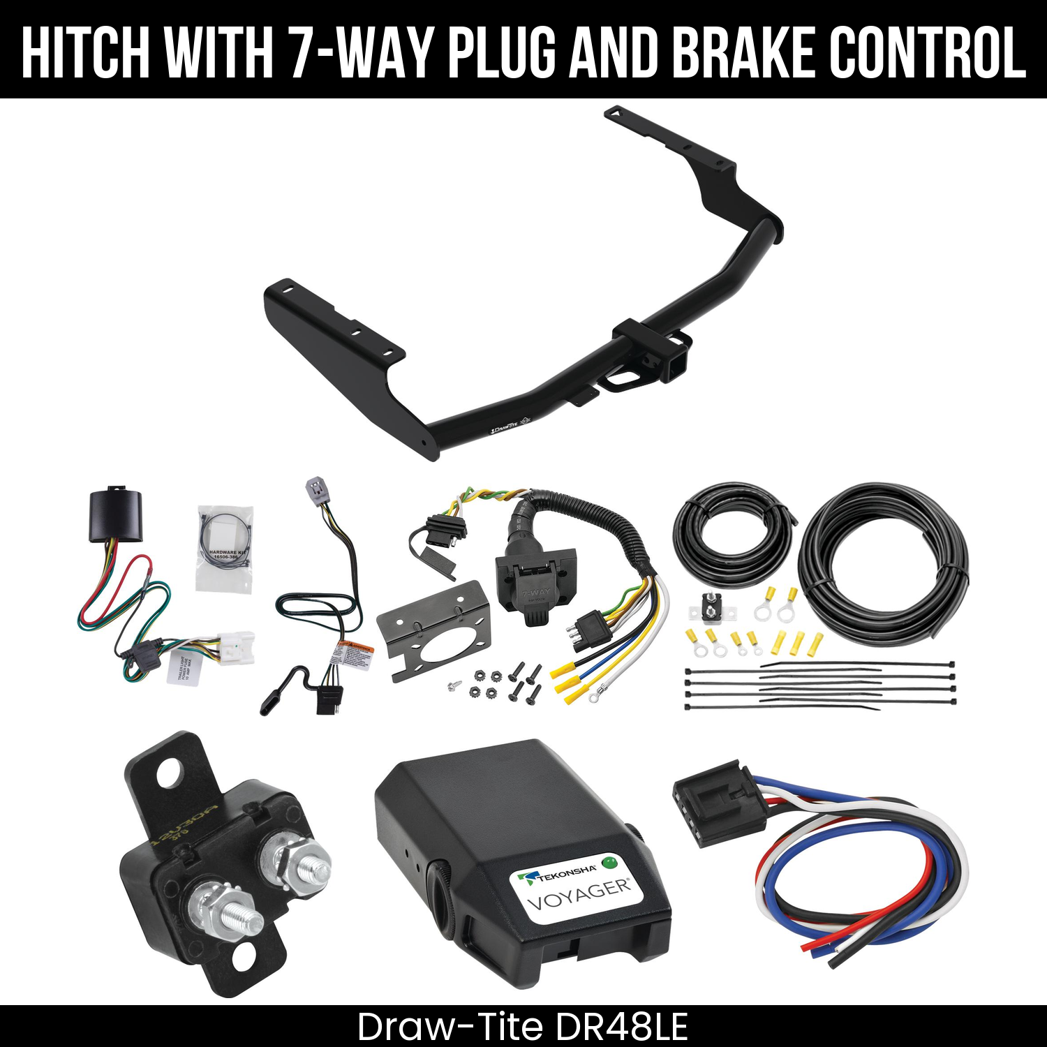 Trailer Hitch , 7-Way , Tekonsha Voyager Brake Control