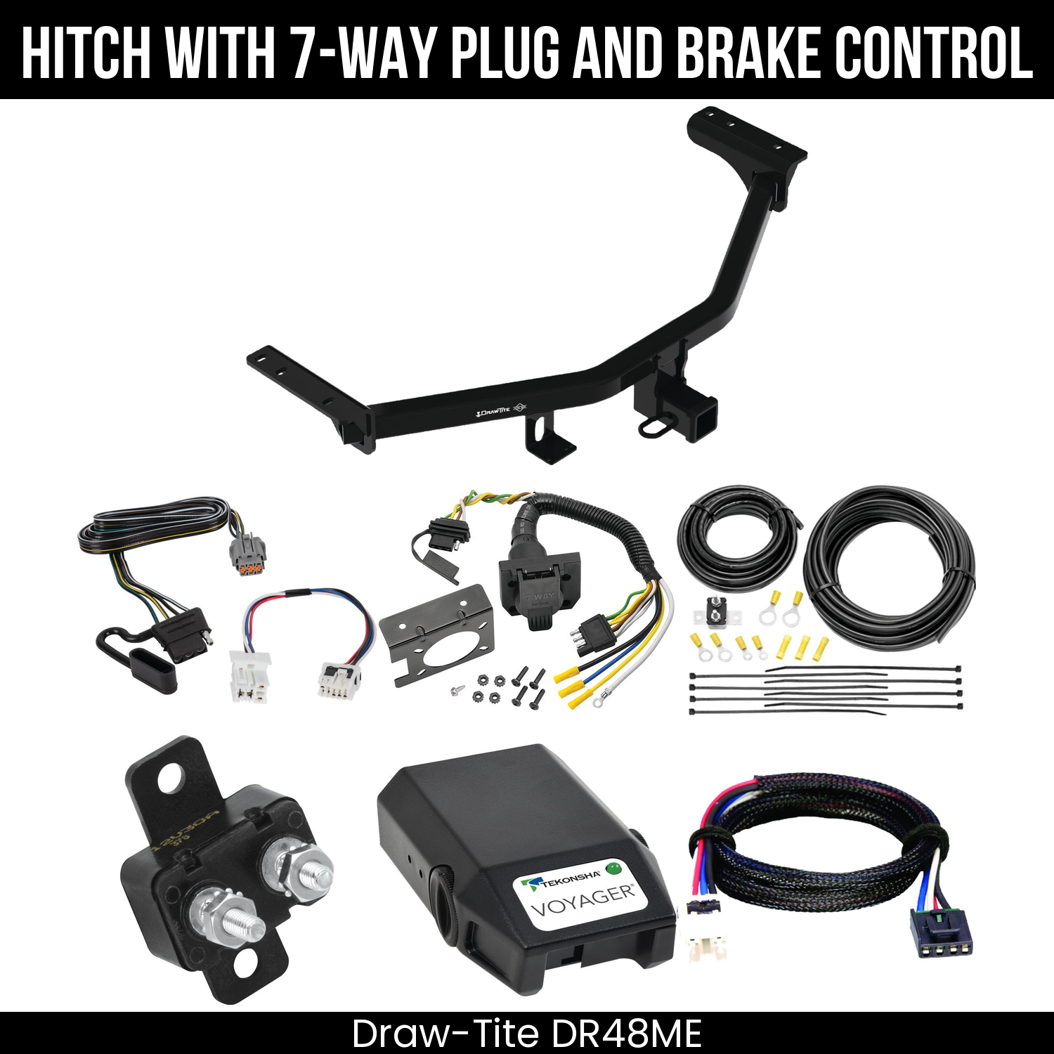 Trailer Hitch , 7-Way , Tekonsha Voyager Brake Control