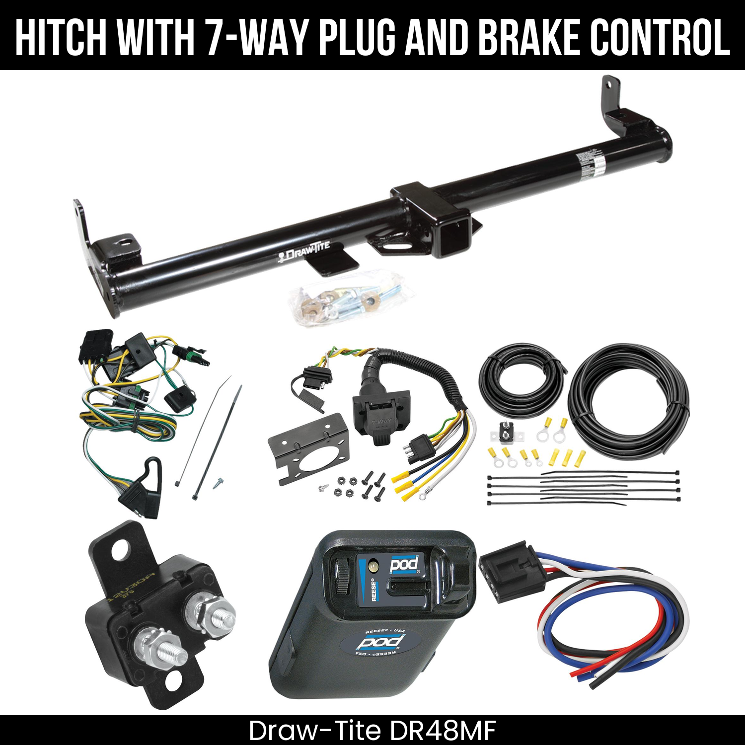 Trailer Hitch , 7-Way , Reese POD Brake Control
