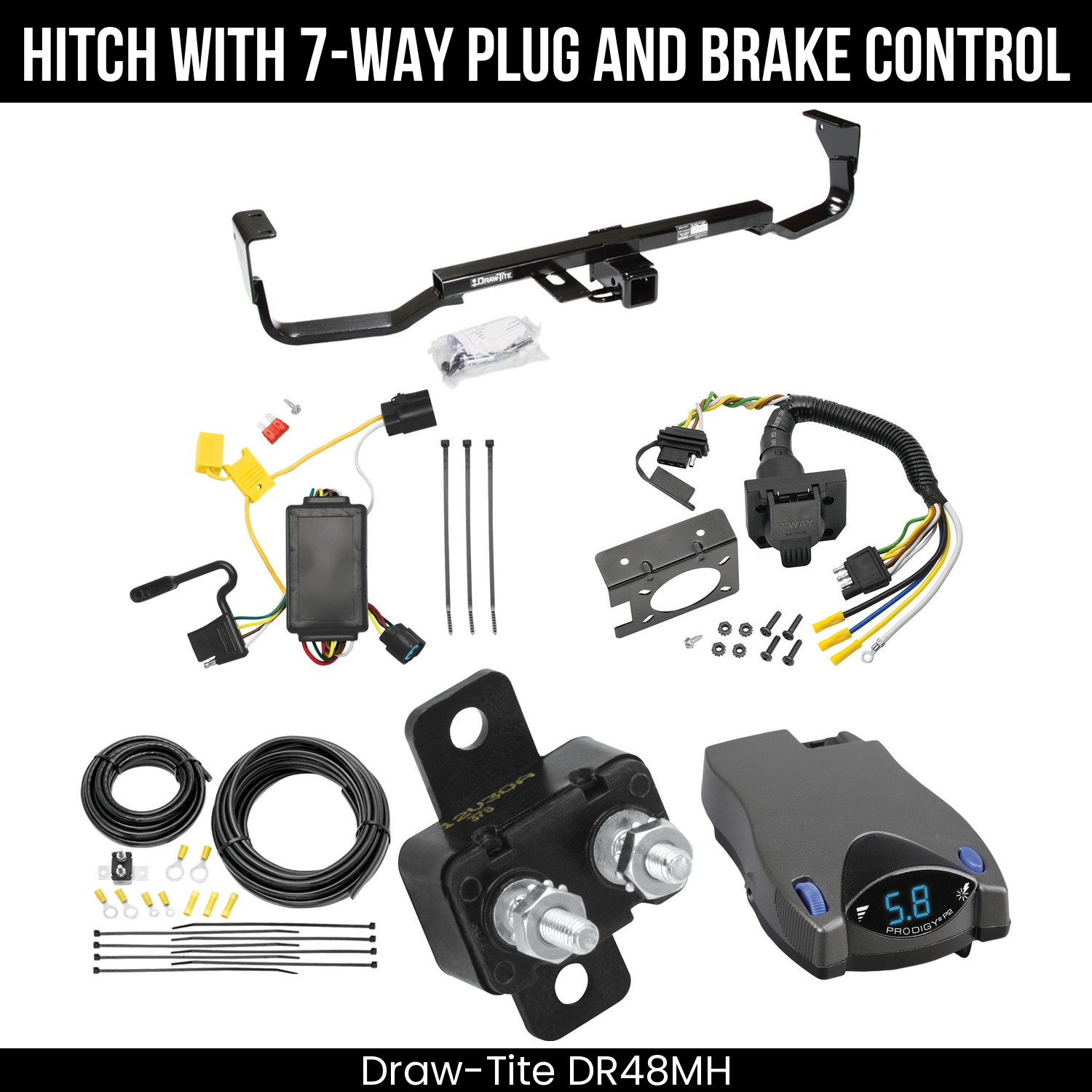 Trailer Hitch , 7-Way , Tekonsha Prodigy P2 Brake Control
