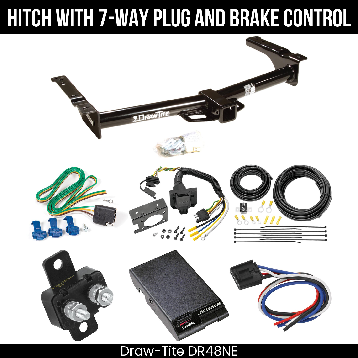 Trailer Hitch , 7-Way , Draw-Tite Activator Brake Control