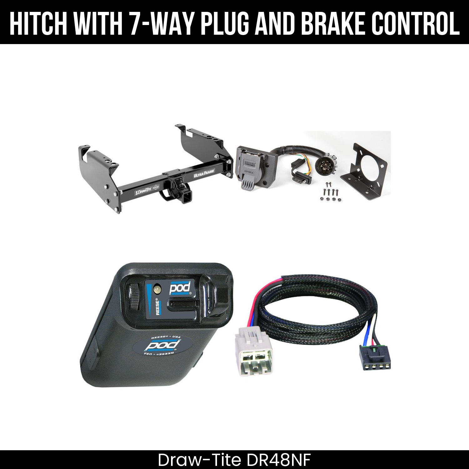 Trailer Hitch , 7-Way , Reese POD Brake Control