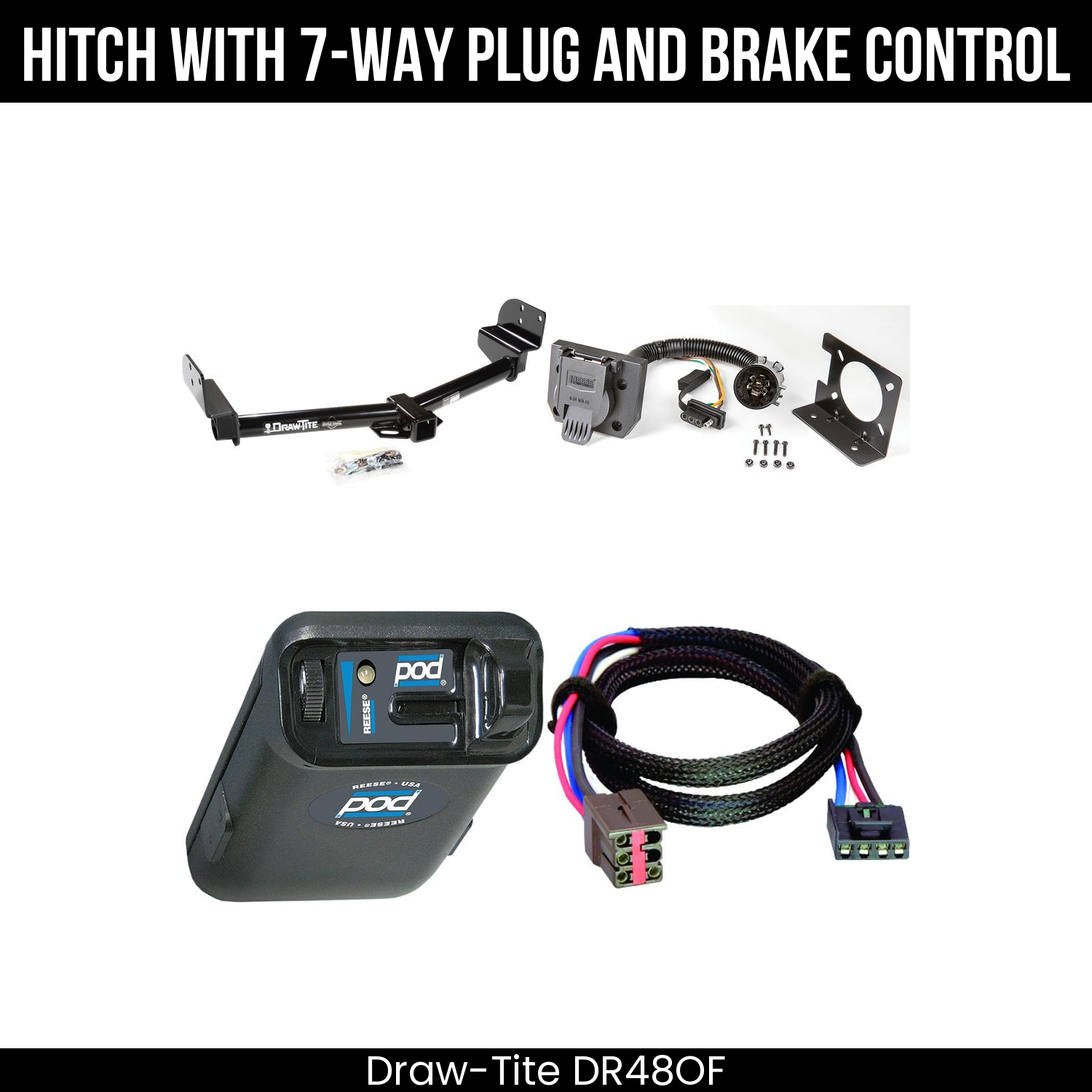 Trailer Hitch , 7-Way , Reese POD Brake Control