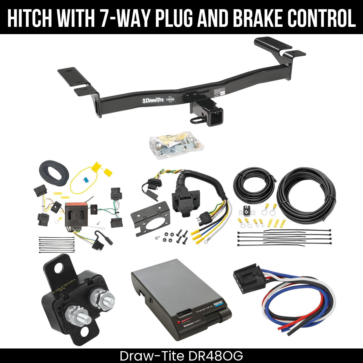 Trailer Hitch , 7-Way , Reese Brakeman Brake Control
