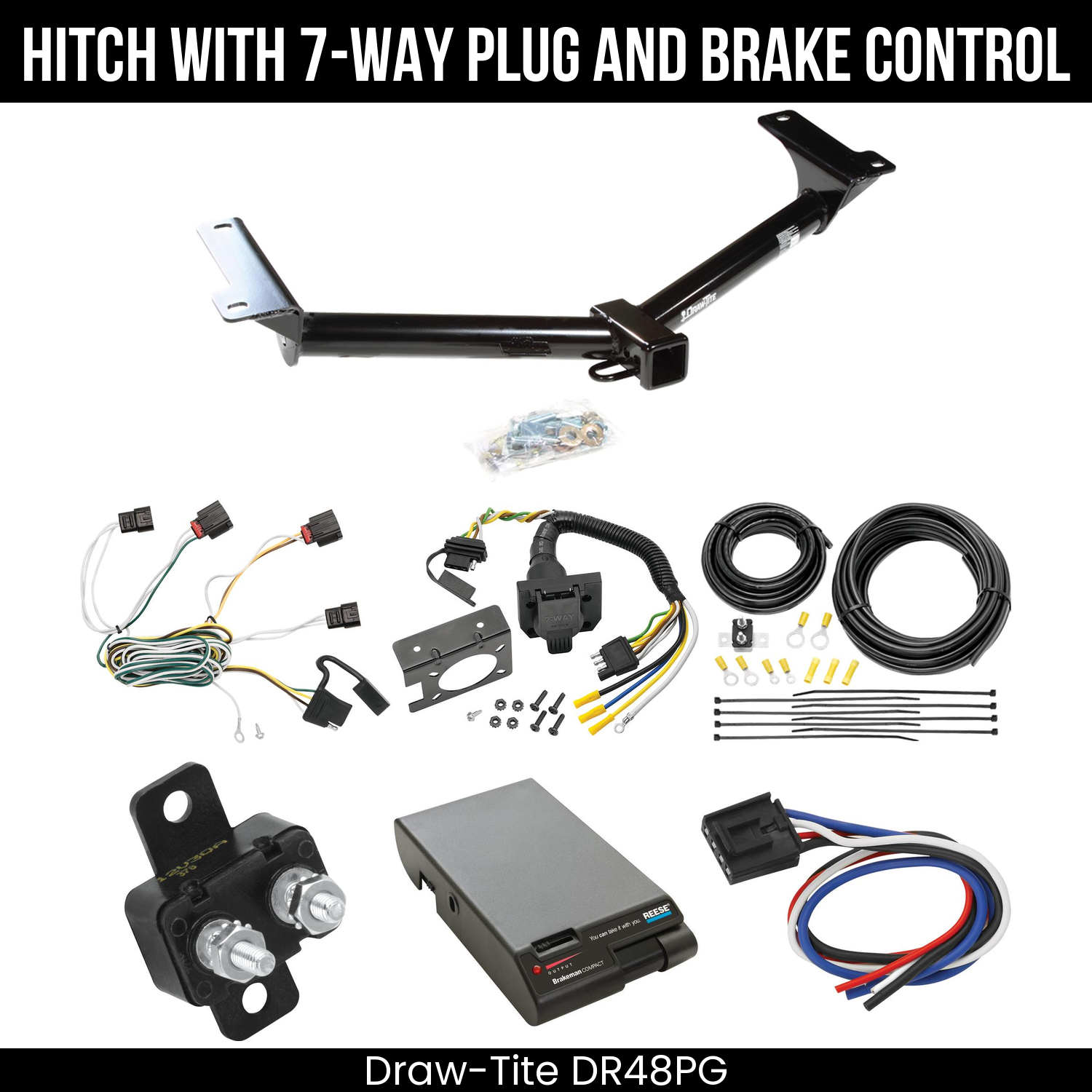 Trailer Hitch , 7-Way , Reese Brakeman Brake Control