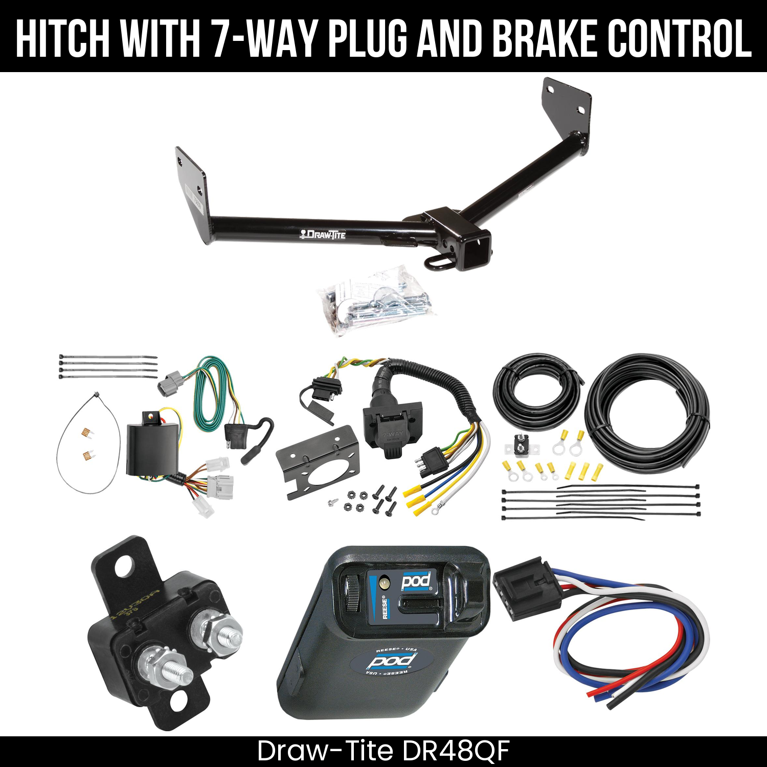 Trailer Hitch , 7-Way , Reese POD Brake Control
