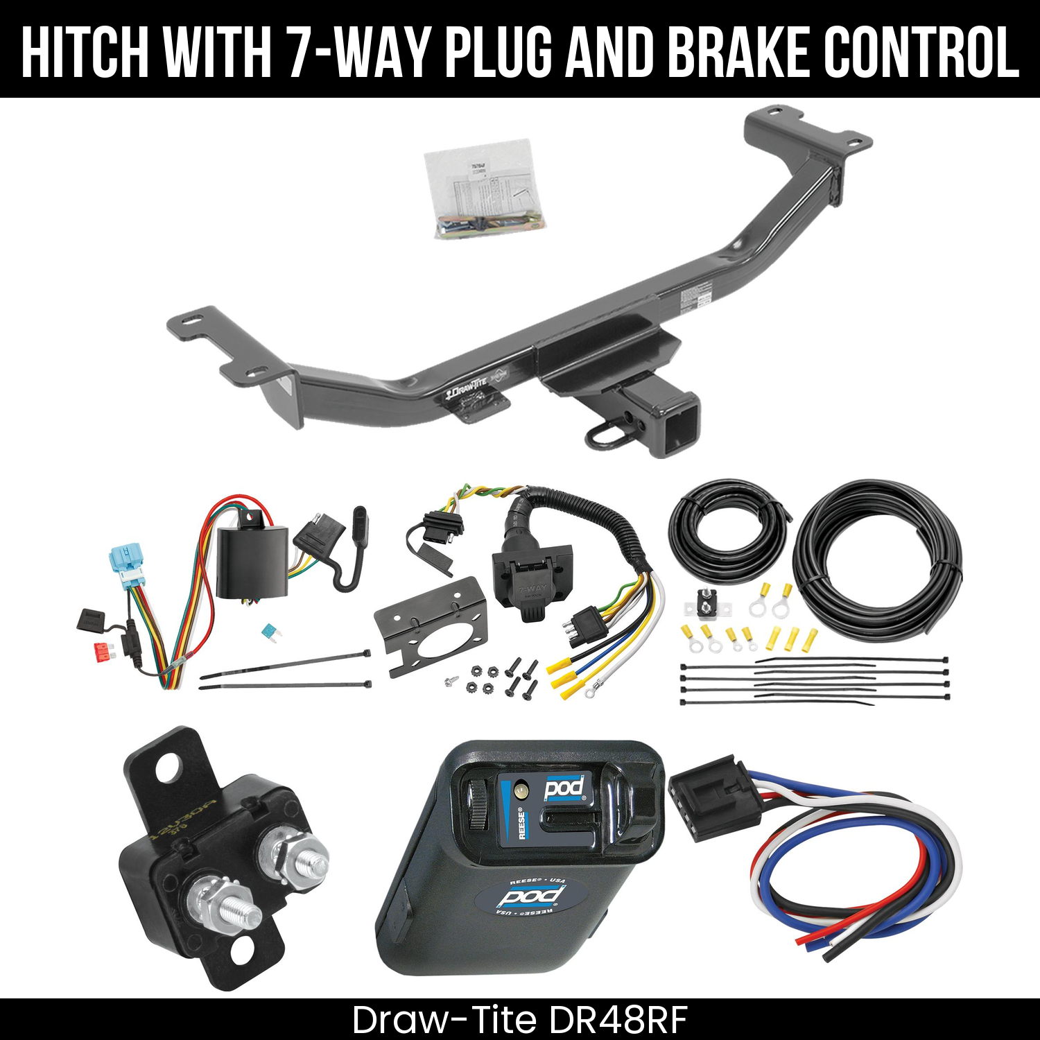 Trailer Hitch , 7-Way , Reese POD Brake Control