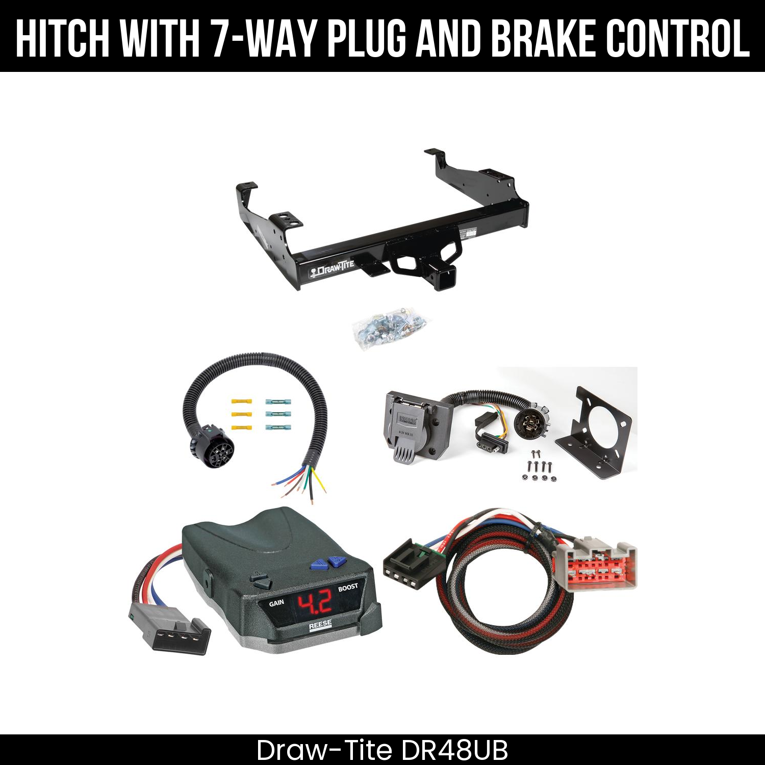 Trailer Hitch , 7-Way , Reese Brake EVN Control