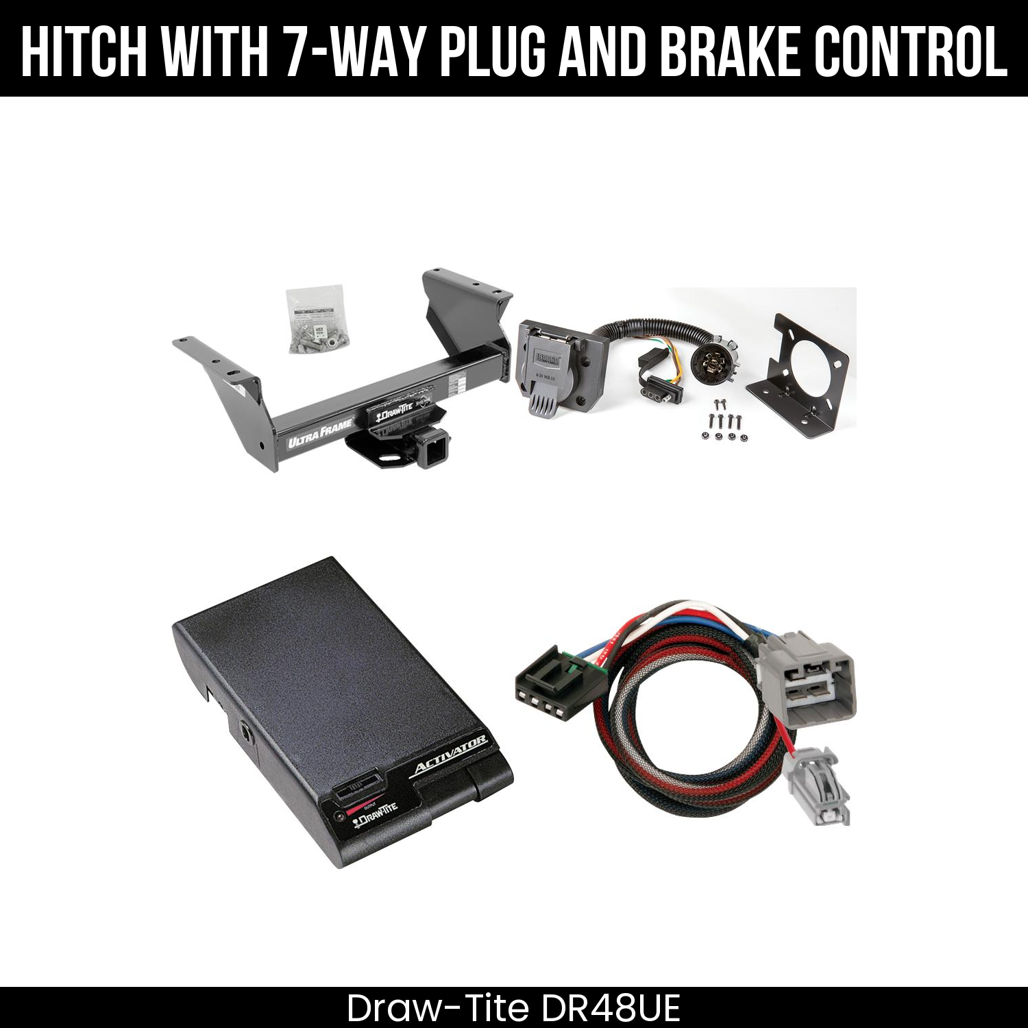 Trailer Hitch , 7-Way , Draw-Tite Activator Brake Control