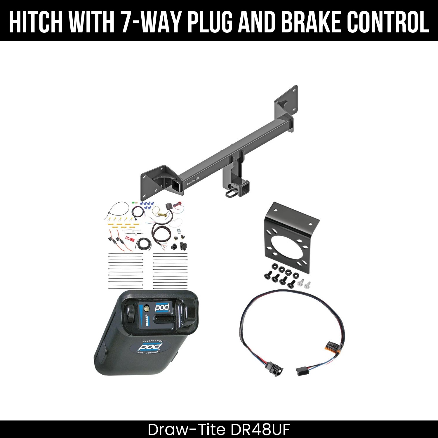 Trailer Hitch , 7-Way , Reese POD Brake Control