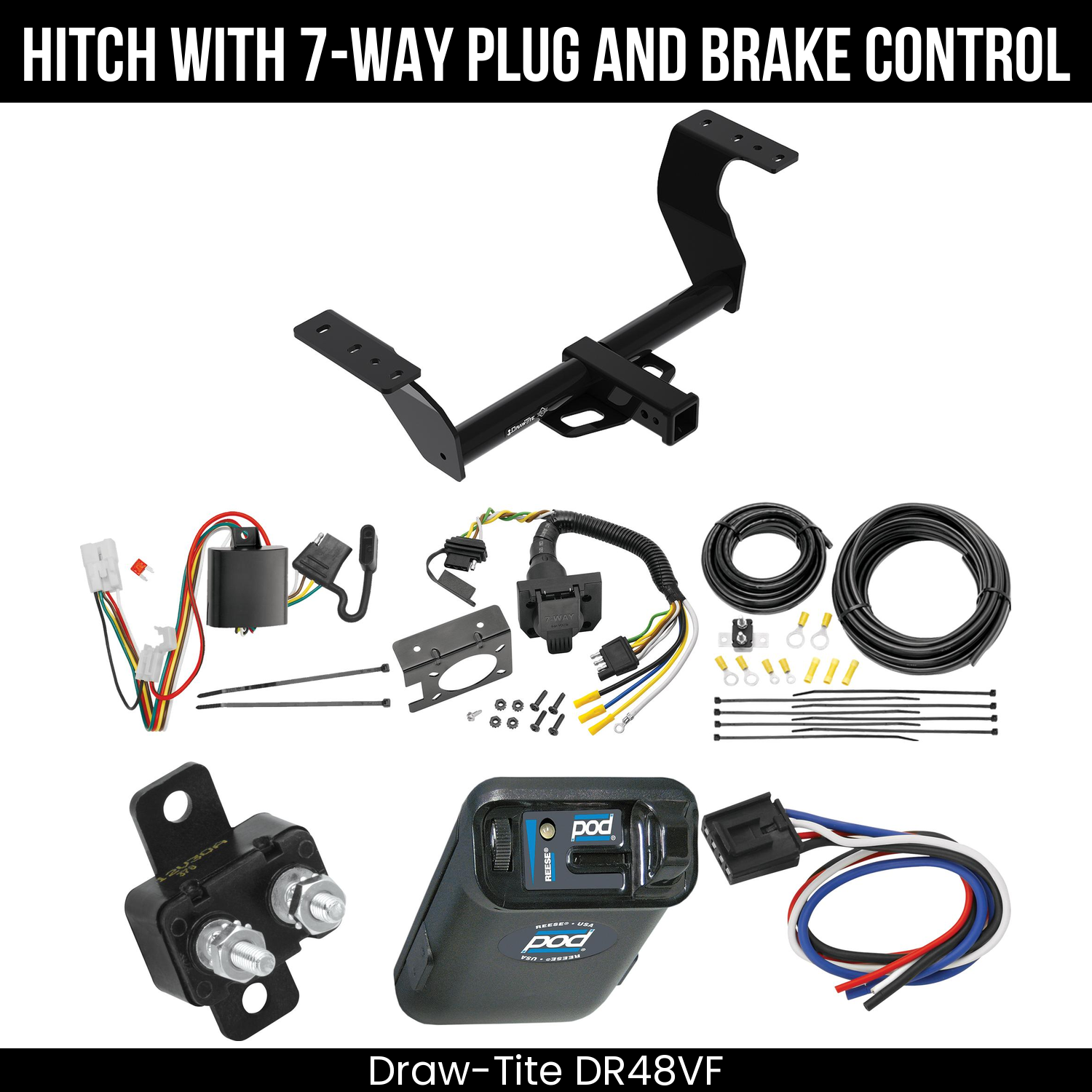 Trailer Hitch , 7-Way , Reese POD Brake Control