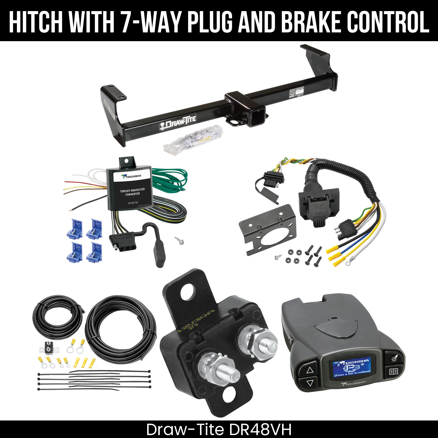 Trailer Hitch , 7-Way , Tekonsha Prodigy P3 Brake Control