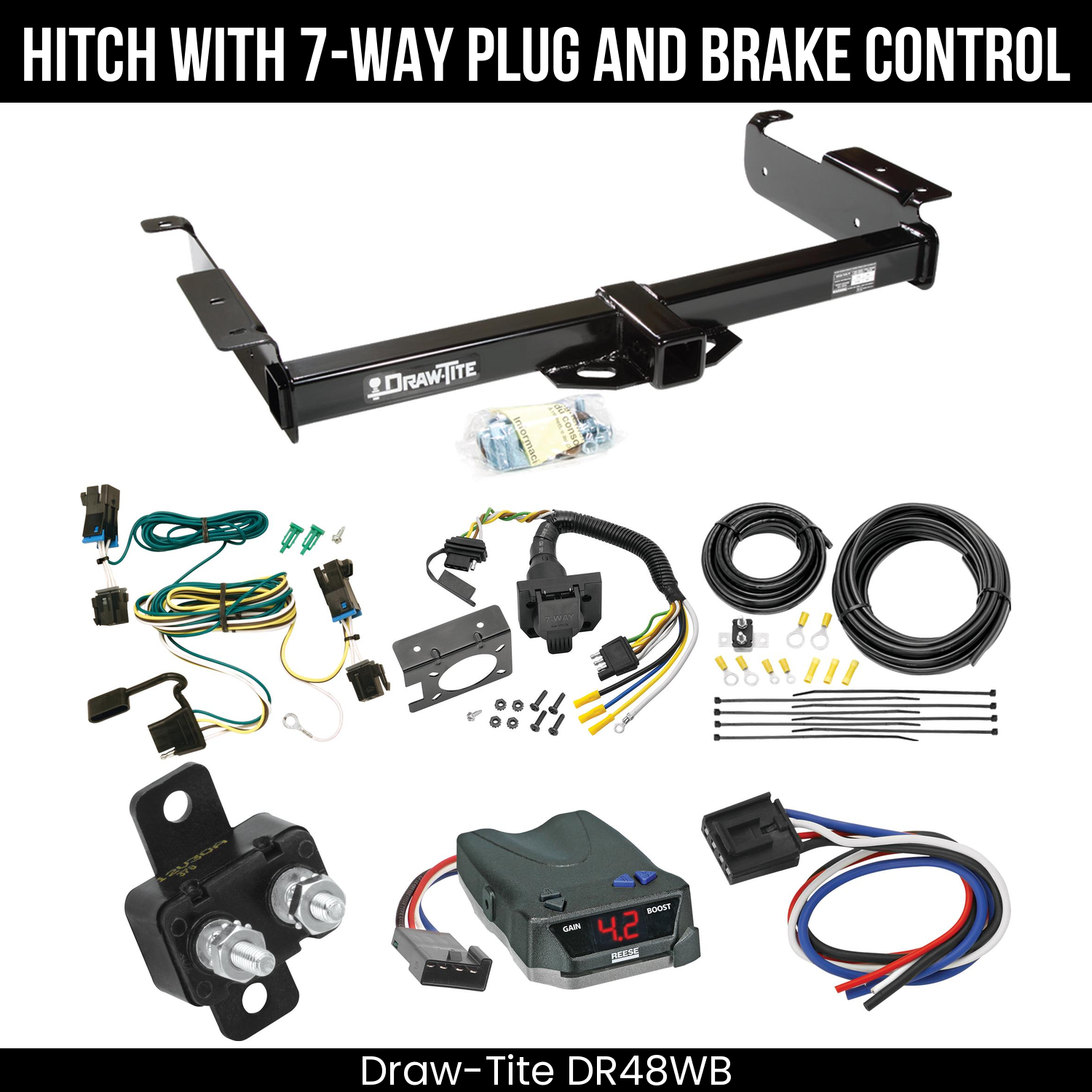 Trailer Hitch , 7-Way , Reese Brake EVN Control