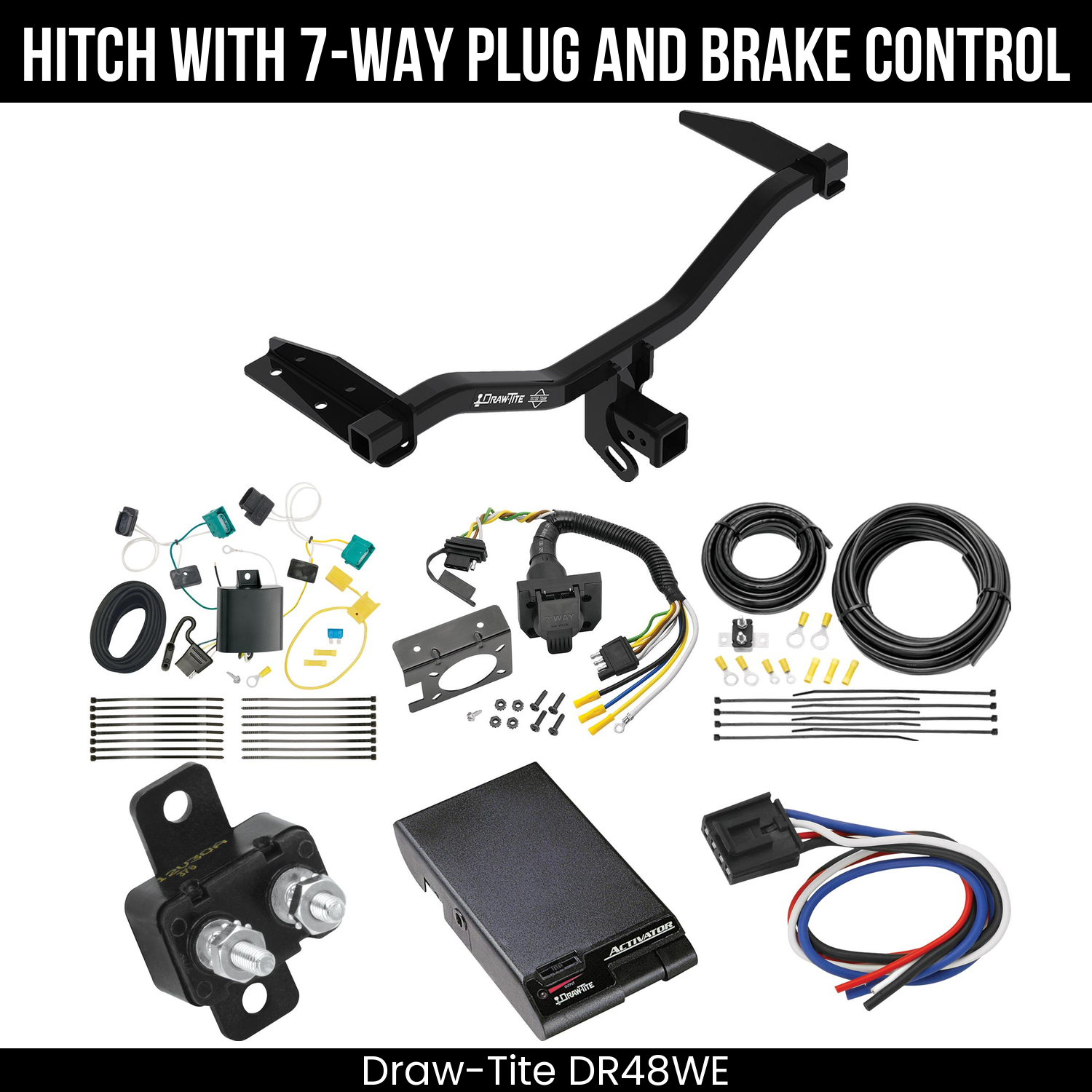 Trailer Hitch , 7-Way , Draw-Tite Activator Brake Control