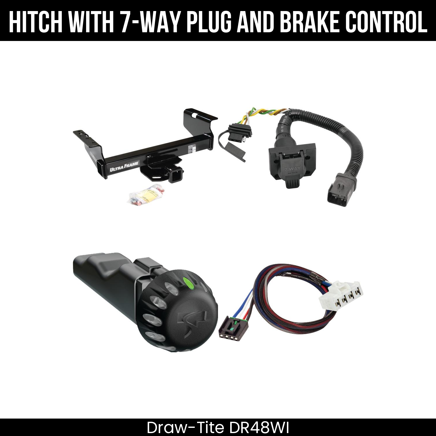 Trailer Hitch , 7-Way , Tekonsha Voyager iD Smart Brake Control