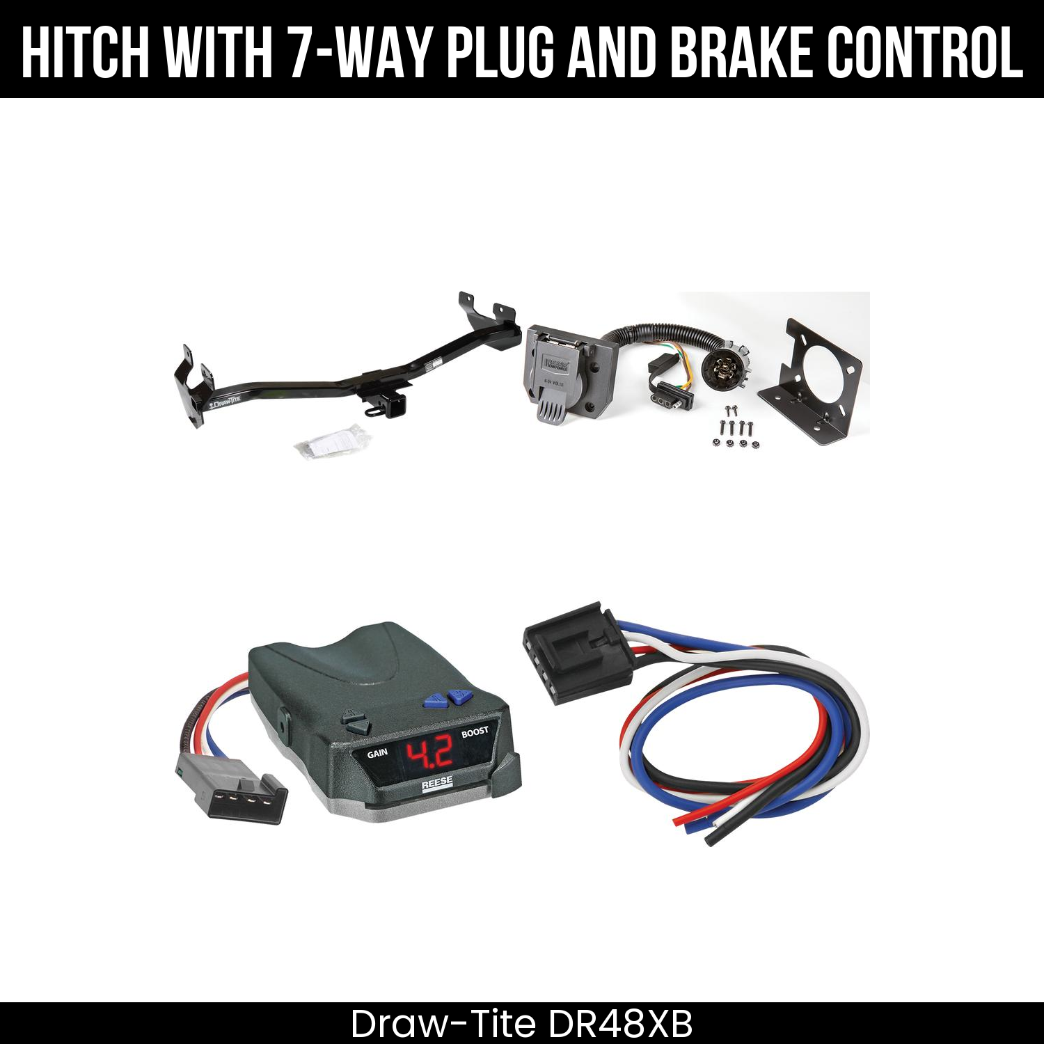 Trailer Hitch , 7-Way , Reese Brake EVN Control