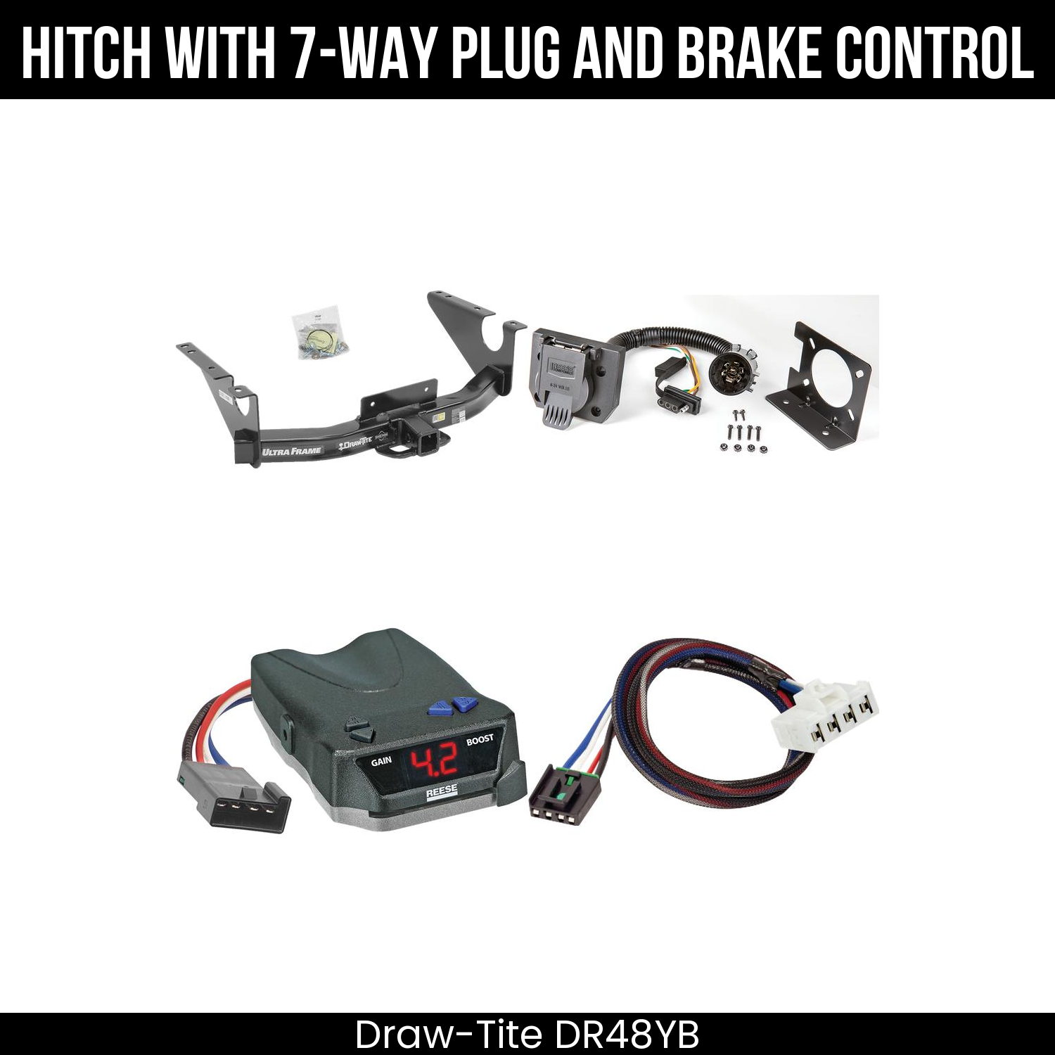 Trailer Hitch , 7-Way , Reese Brake EVN Control