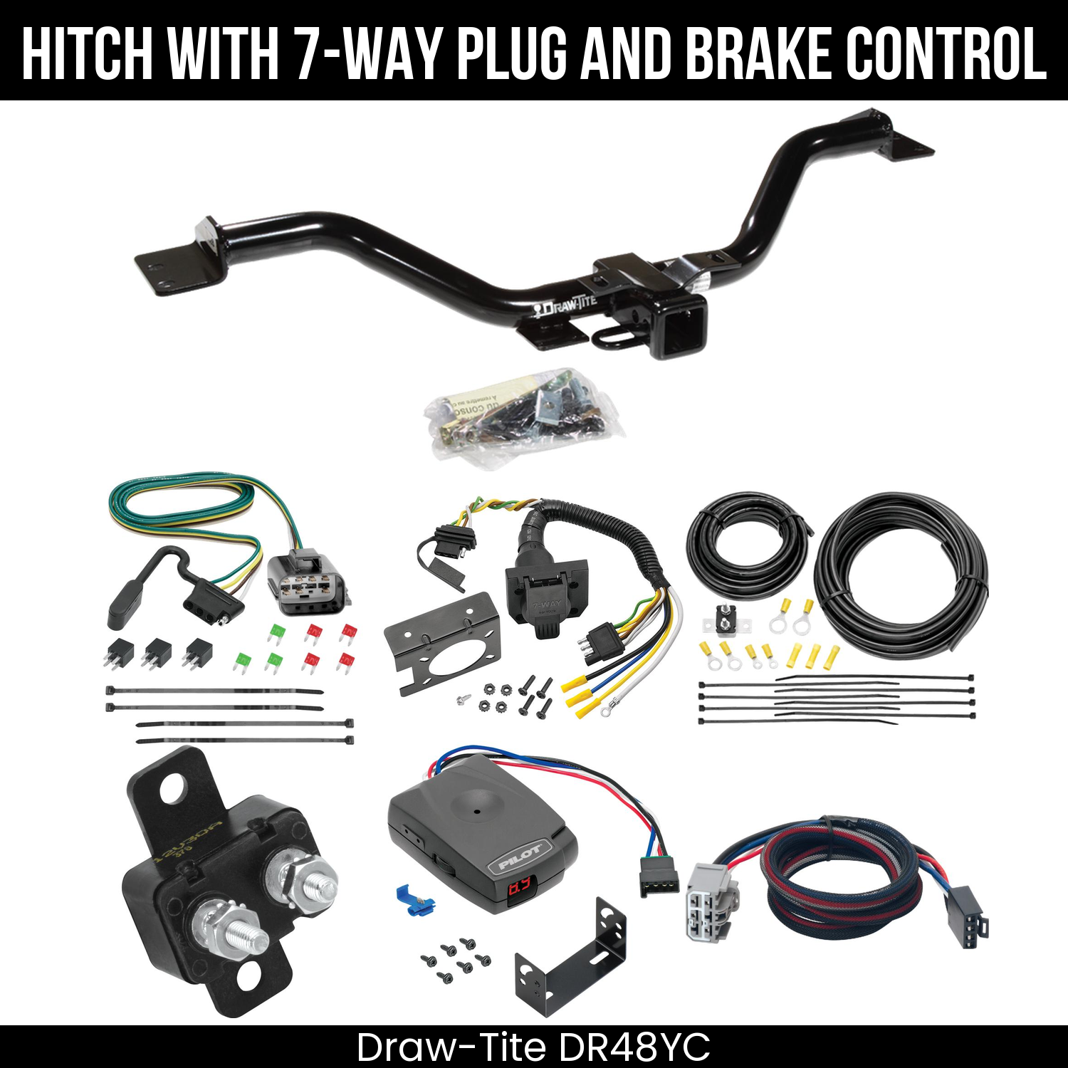 Trailer Hitch , 7-Way , Pro Series Pilot Brake Control