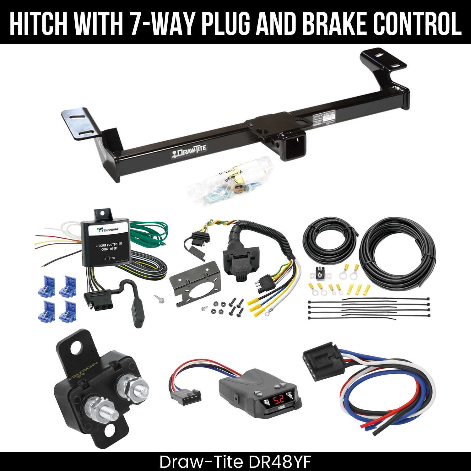 Trailer Hitch , 7-Way , Reese Brakeman IV Brake Control