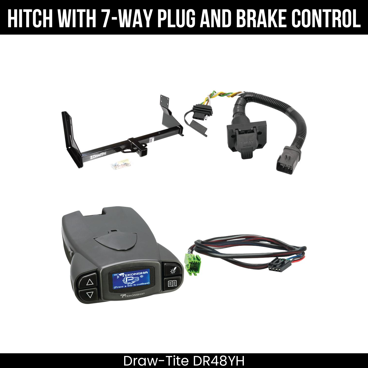 Trailer Hitch , 7-Way , Tekonsha Prodigy P3 Brake Control