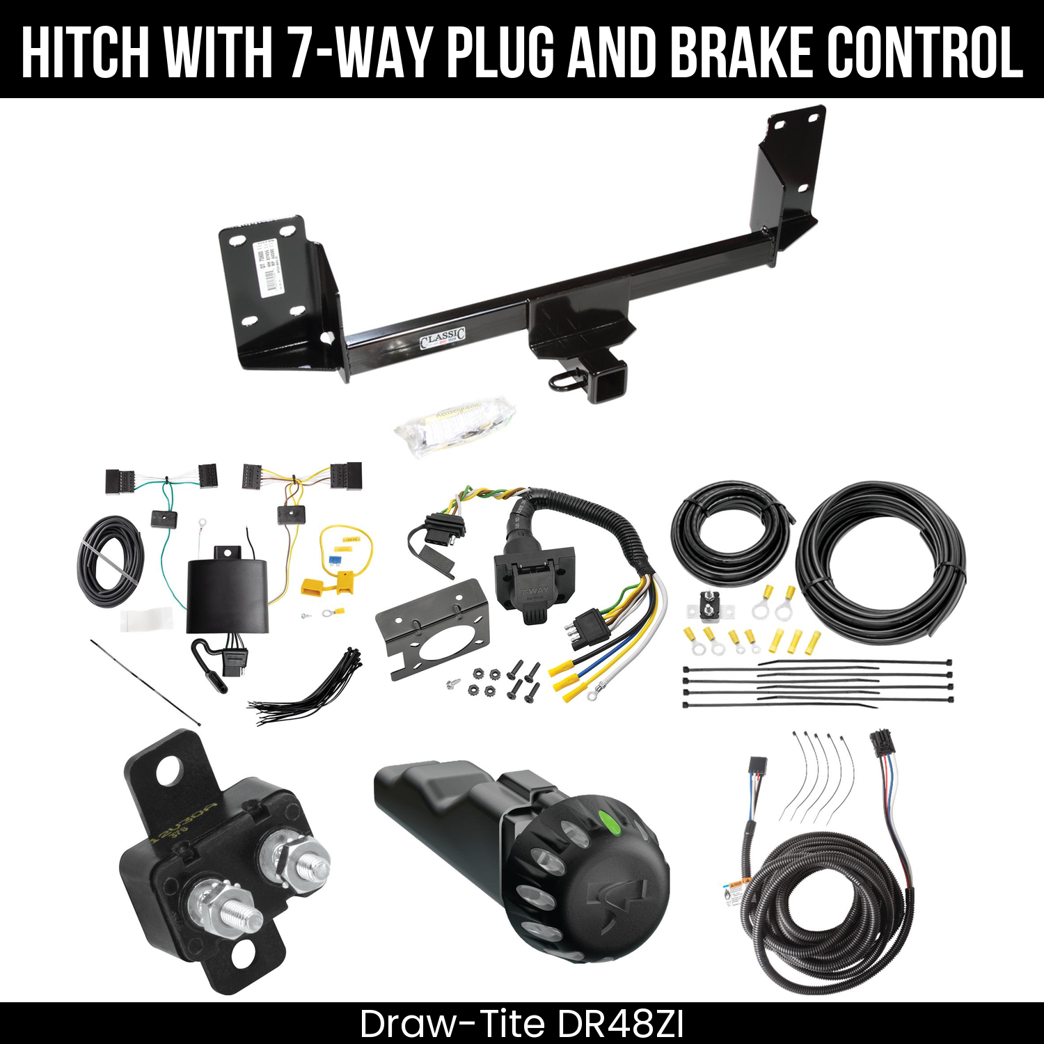 Trailer Hitch , 7-Way , Tekonsha Voyager iD Smart Brake Control