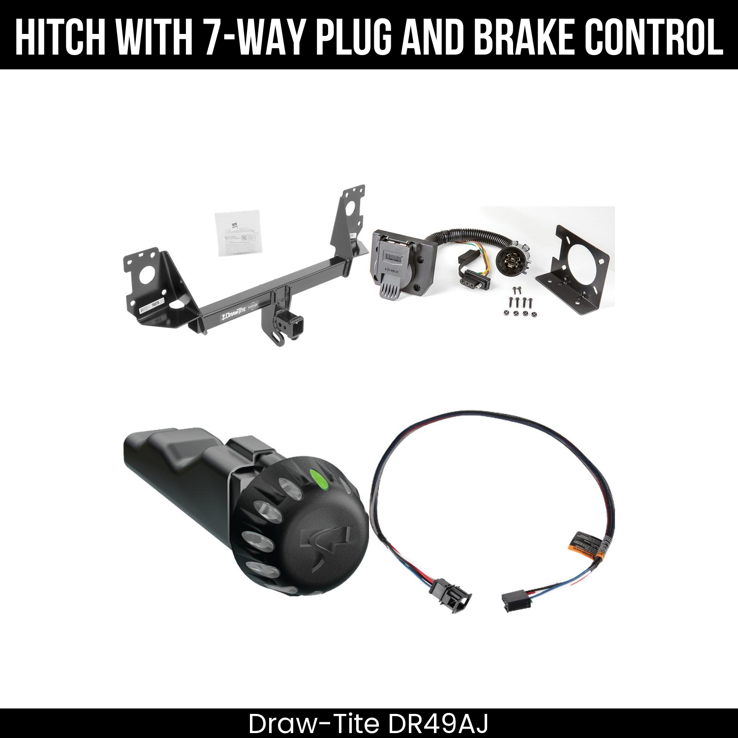 Trailer Hitch , 7-Way , Tekonsha Voyager iD Smart Brake Control