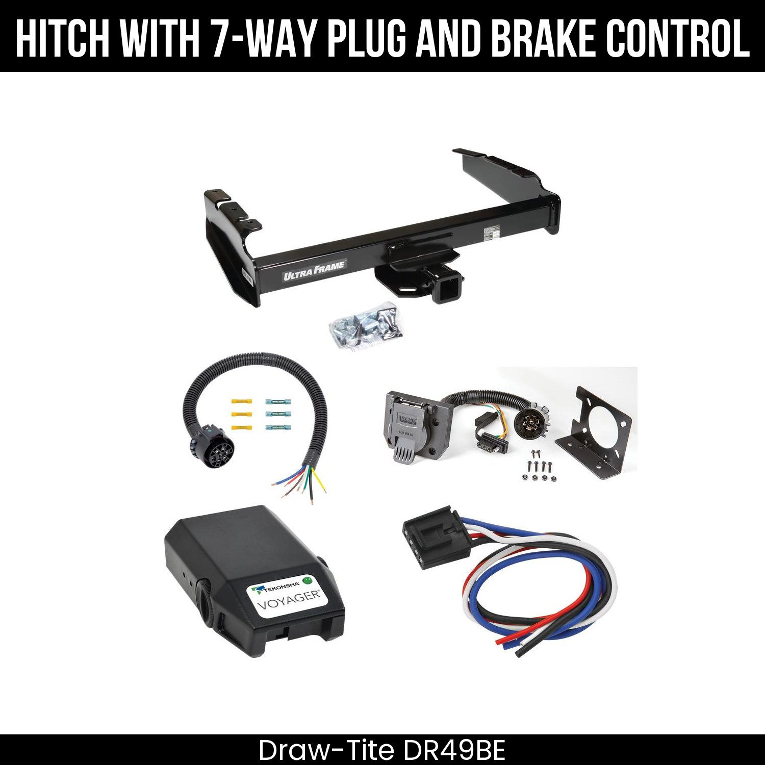 Trailer Hitch , 7-Way , Tekonsha Voyager Brake Control