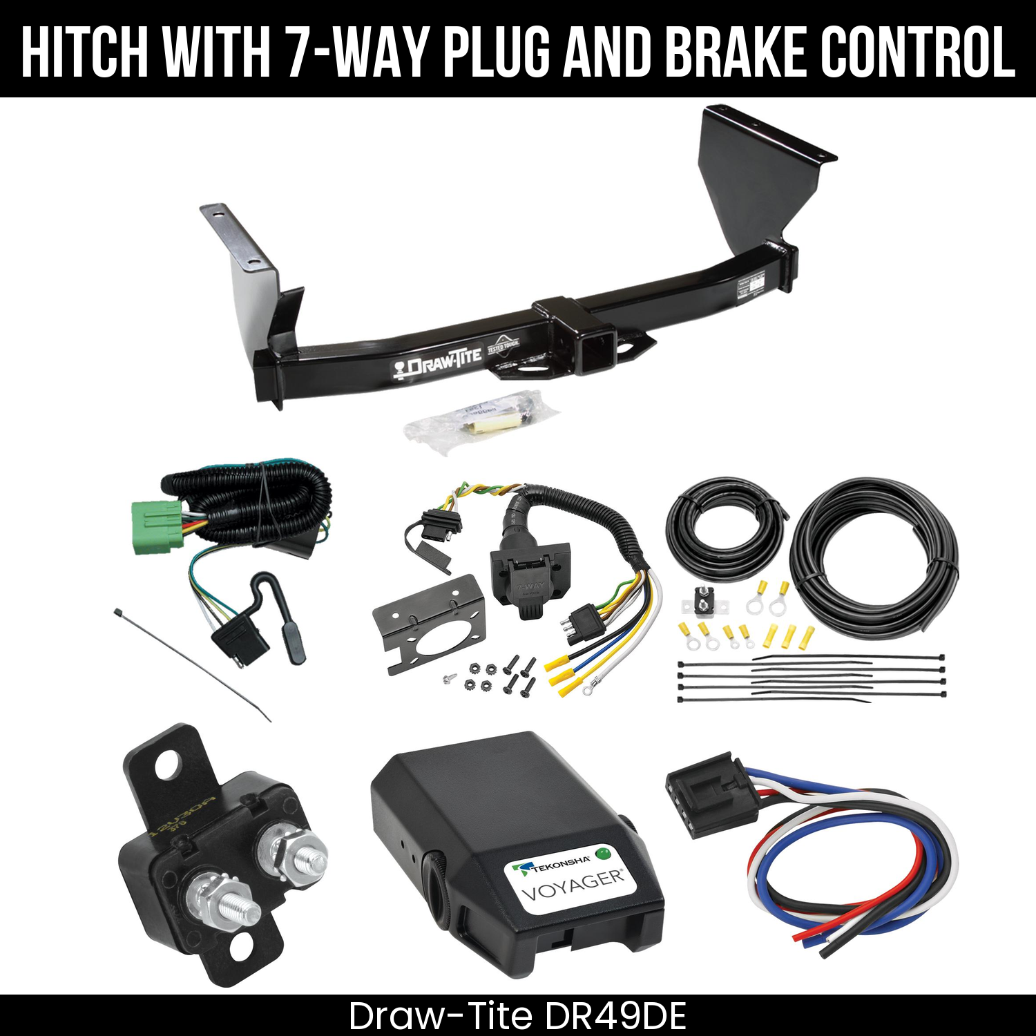 Trailer Hitch , 7-Way , Tekonsha Voyager Brake Control