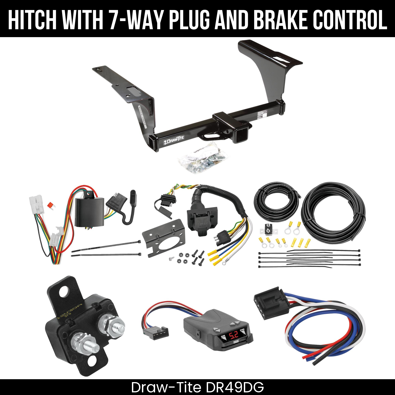 Trailer Hitch , 7-Way , Reese Brakeman IV Brake Control