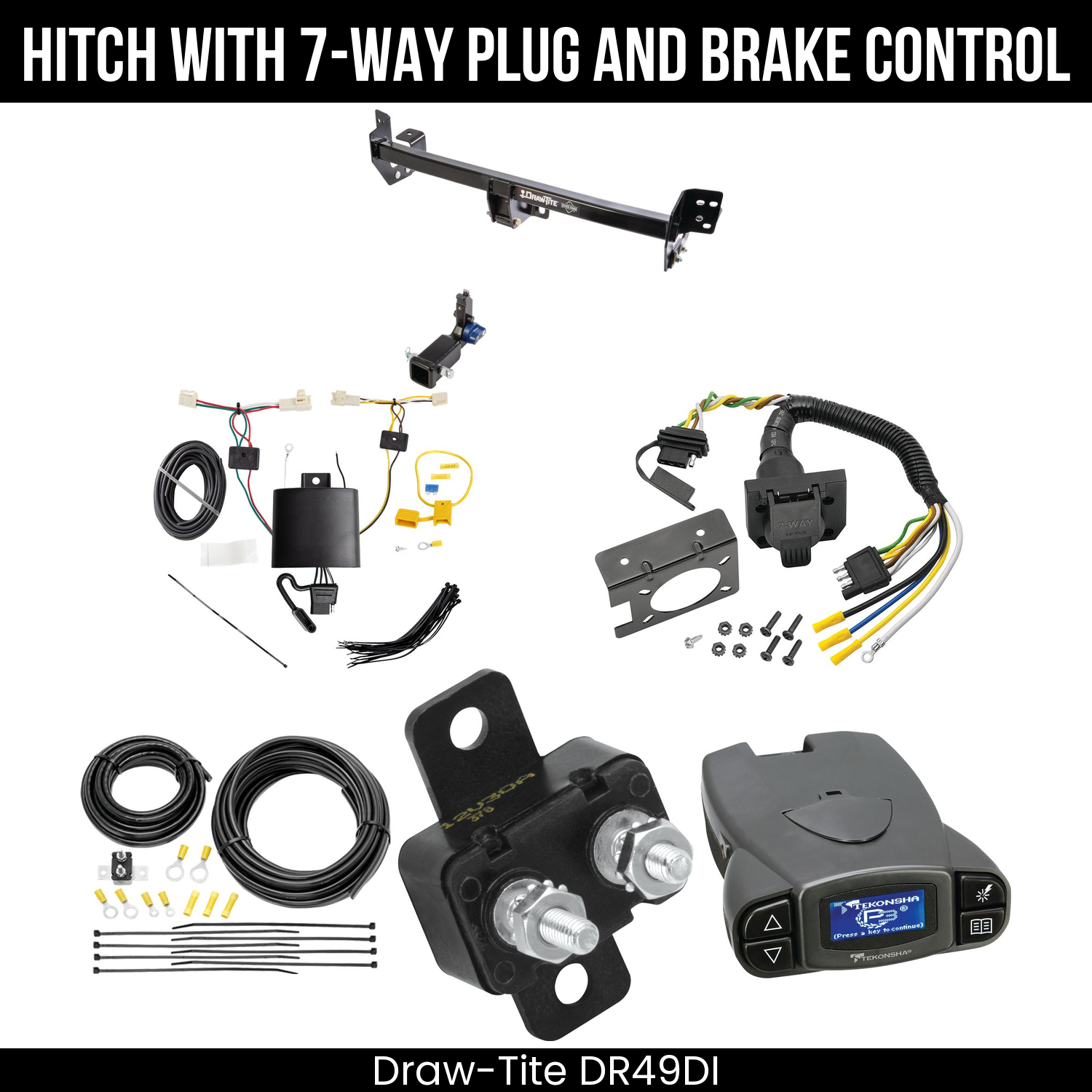 Trailer Hitch , 7-Way , Tekonsha Prodigy P3 Brake Control