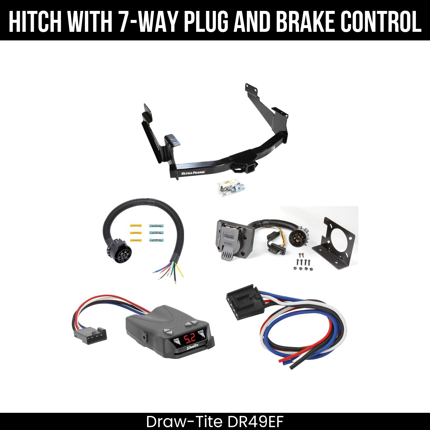 Trailer Hitch , 7-Way , Draw-Tite Activator IV Brake Control