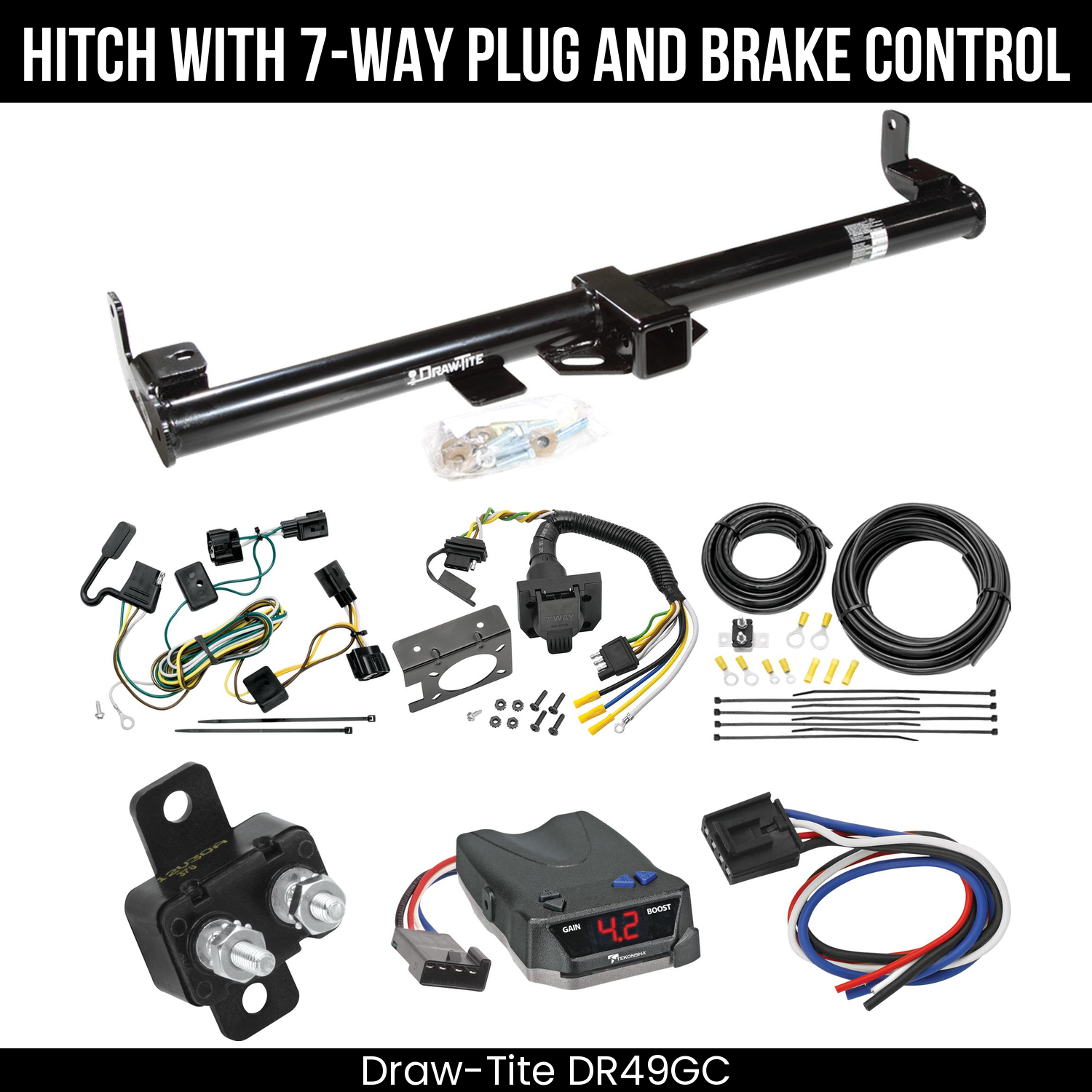 Trailer Hitch , 7-Way , Tekonsha Brake EVN Control