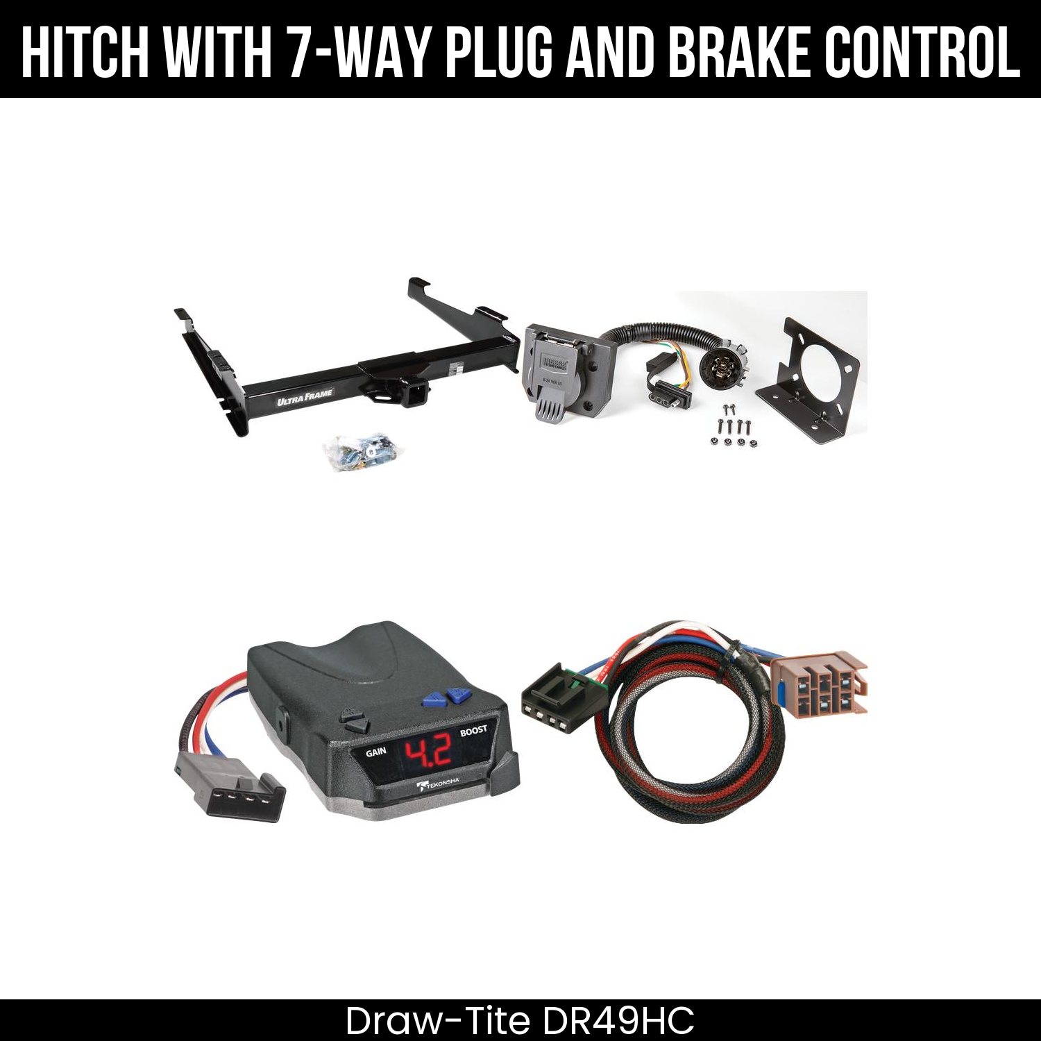 Trailer Hitch , 7-Way , Tekonsha Brake EVN Control