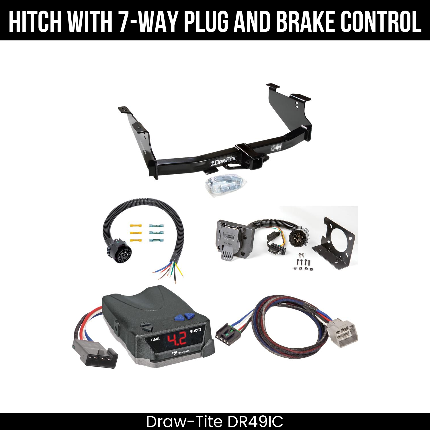 Trailer Hitch , 7-Way , Tekonsha Brake EVN Control