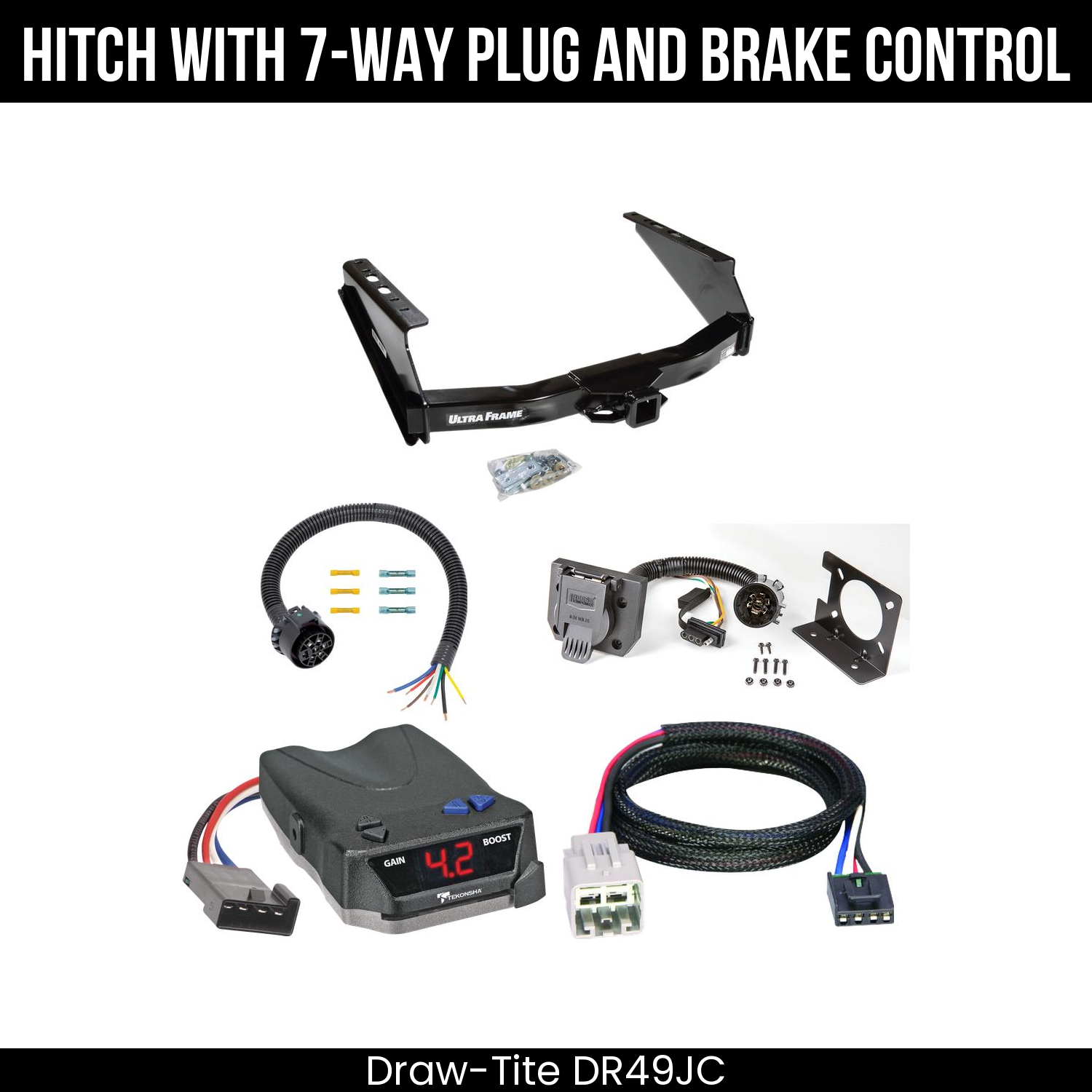 Trailer Hitch , 7-Way , Tekonsha Brake EVN Control
