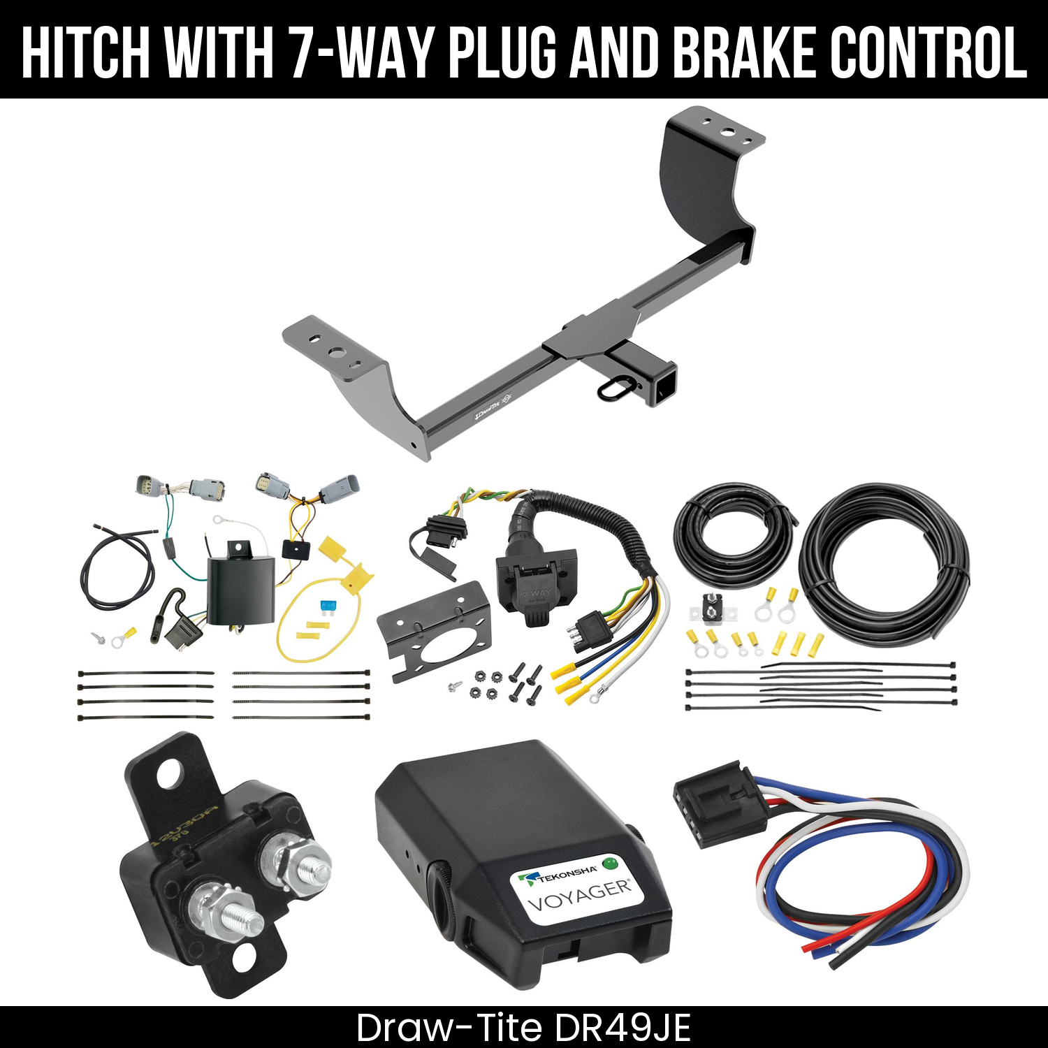 Trailer Hitch , 7-Way , Tekonsha Voyager Brake Control