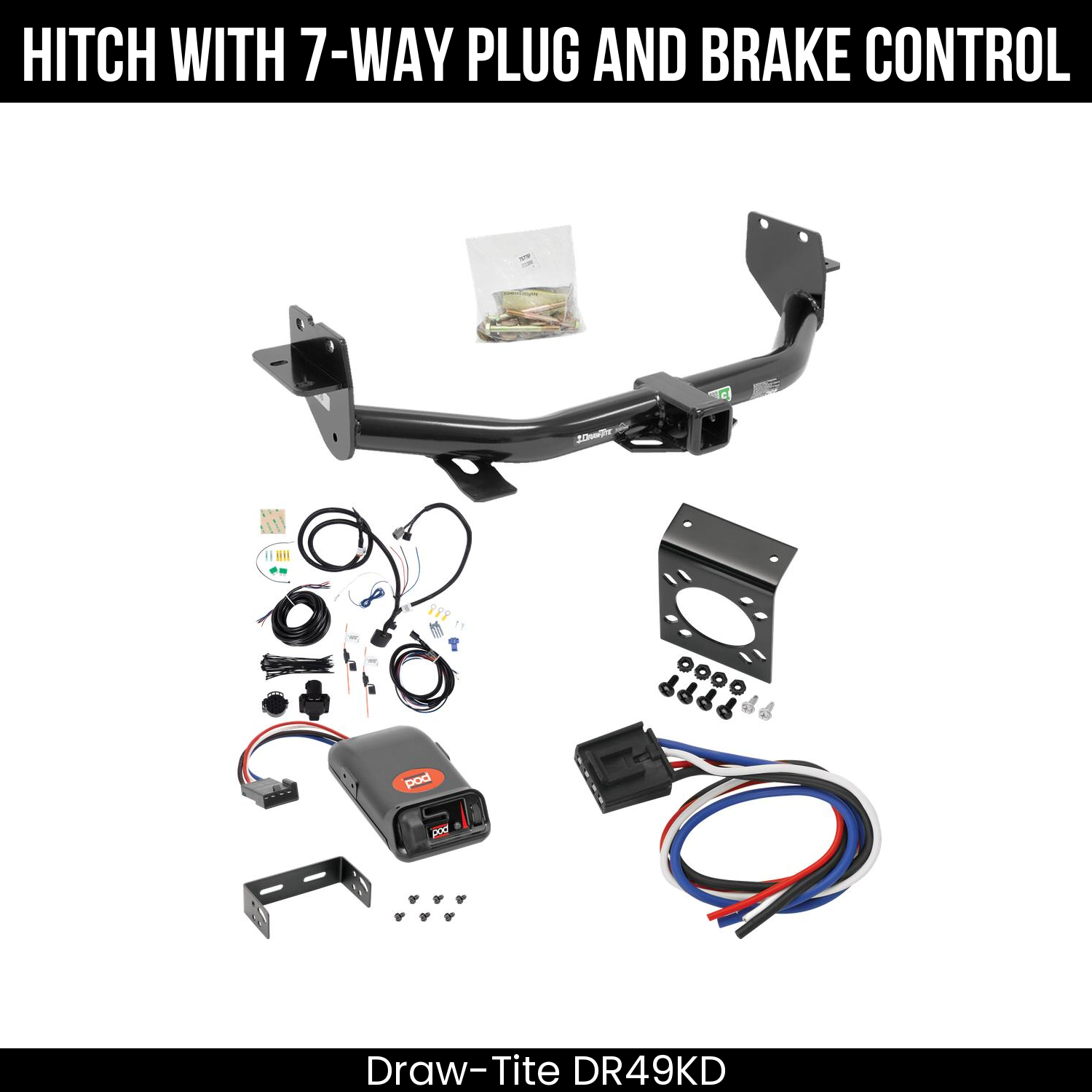 Trailer Hitch , 7-Way , Pro Series POD Brake Control