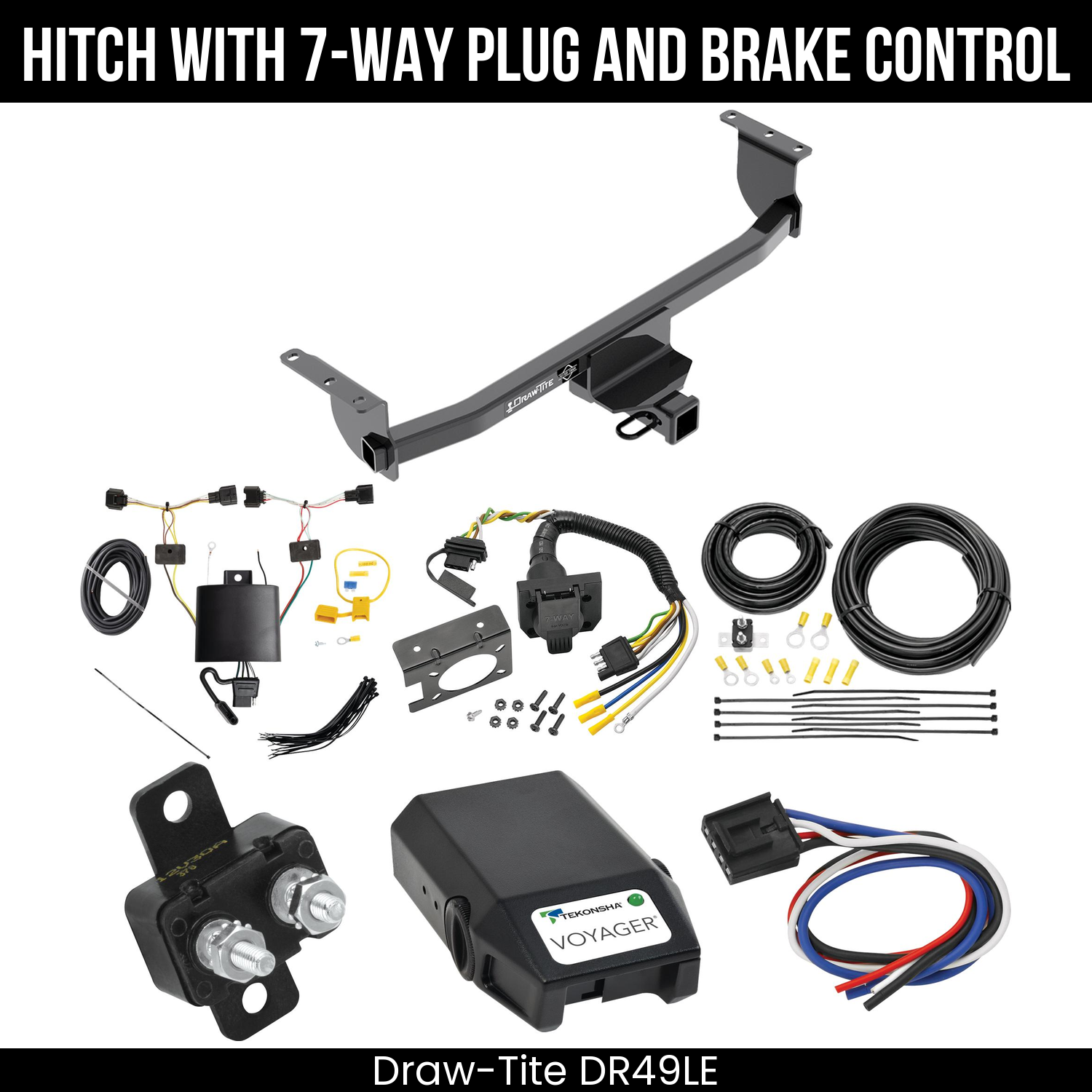 Trailer Hitch , 7-Way , Tekonsha Voyager Brake Control