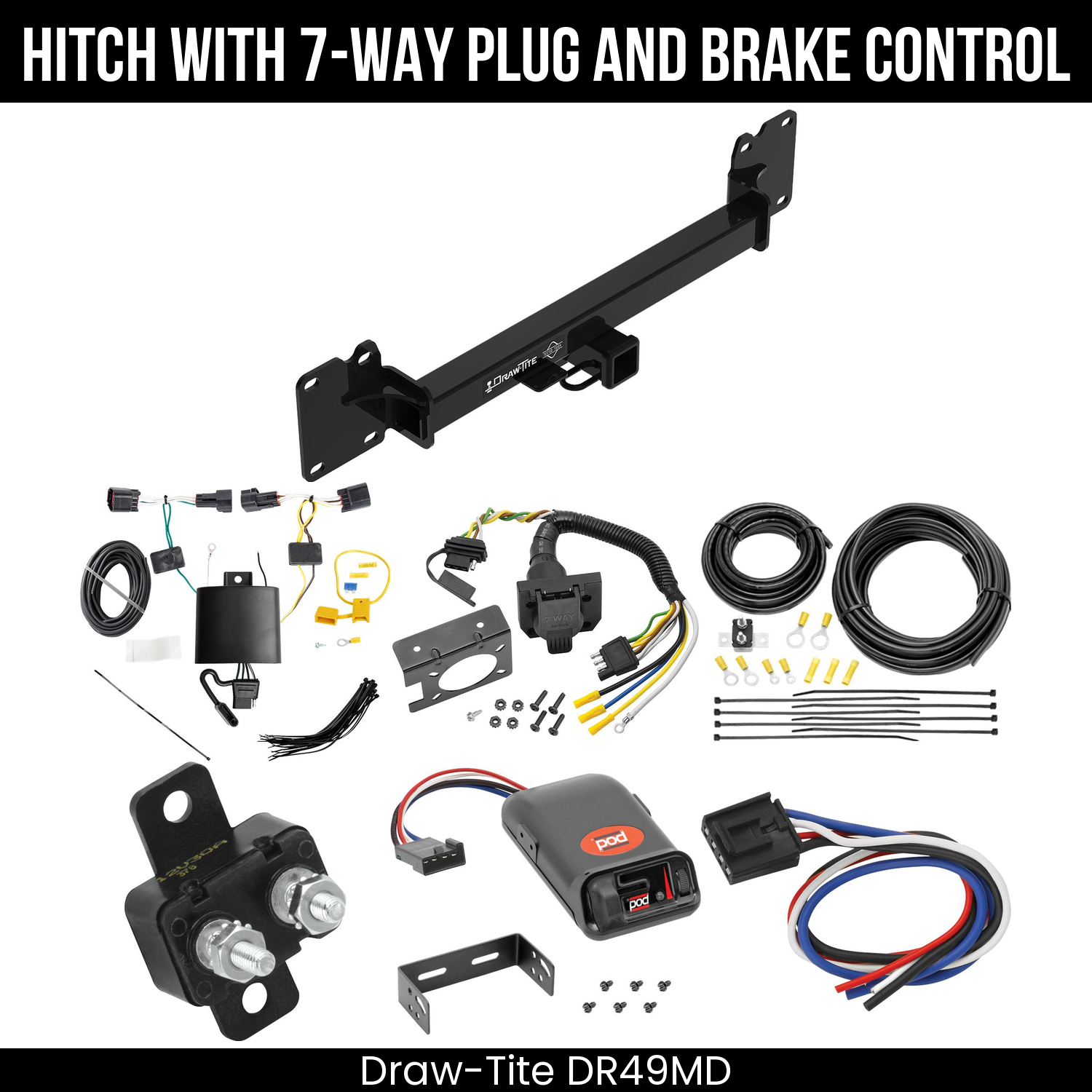 Trailer Hitch , 7-Way , Pro Series POD Brake Control