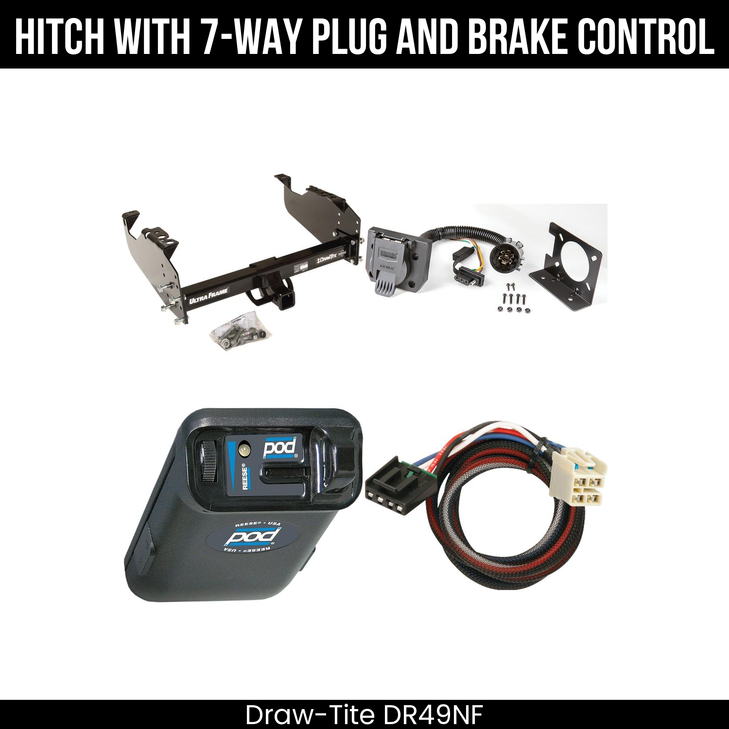 Trailer Hitch , 7-Way , Reese POD Brake Control