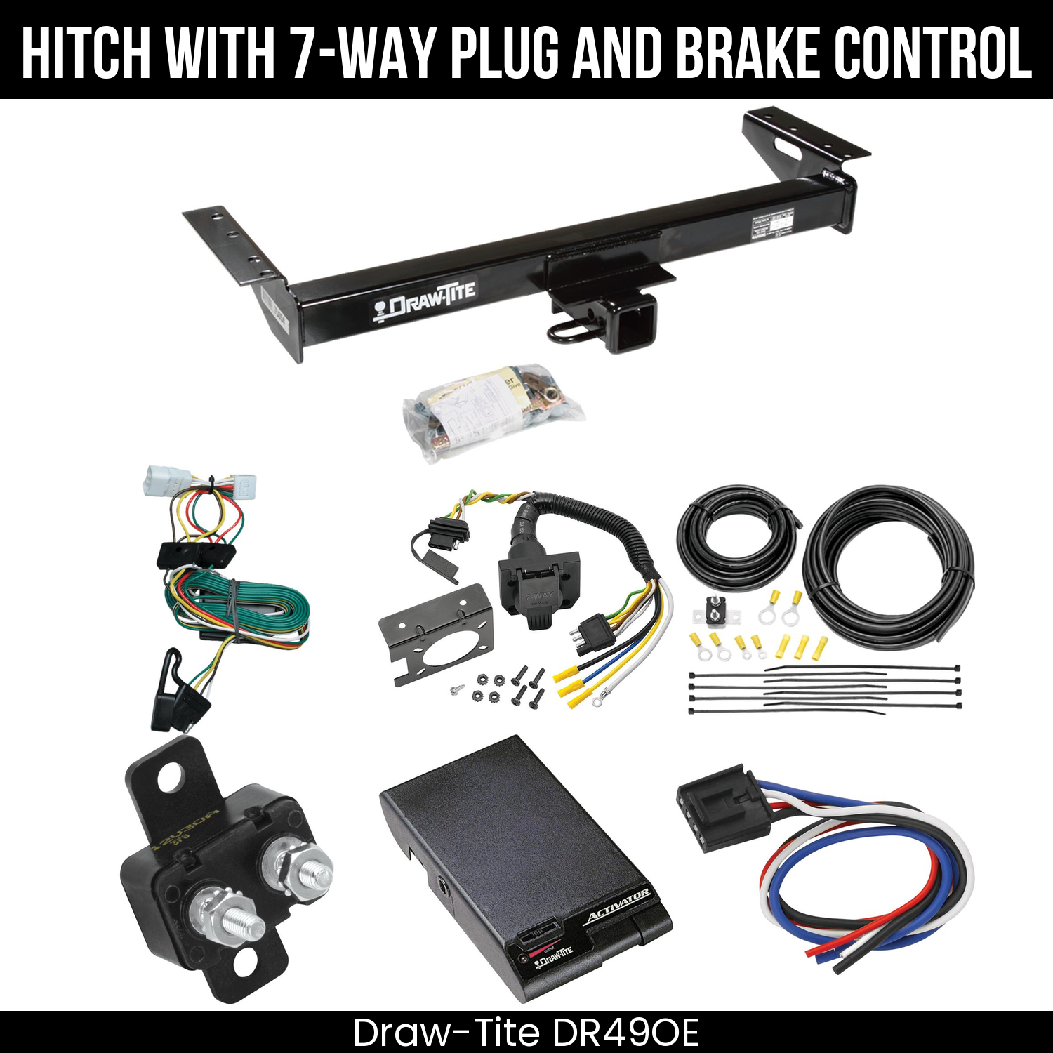 Trailer Hitch , 7-Way , Draw-Tite Activator Brake Control