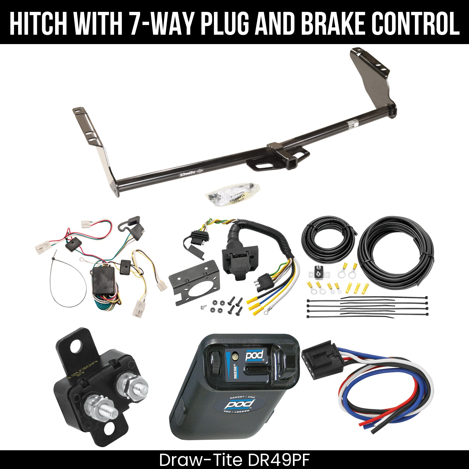 Trailer Hitch , 7-Way , Reese POD Brake Control