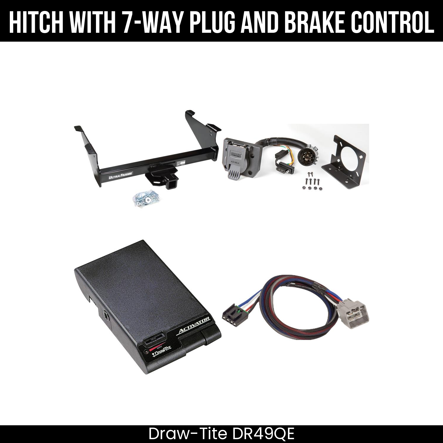 Trailer Hitch , 7-Way , Draw-Tite Activator Brake Control