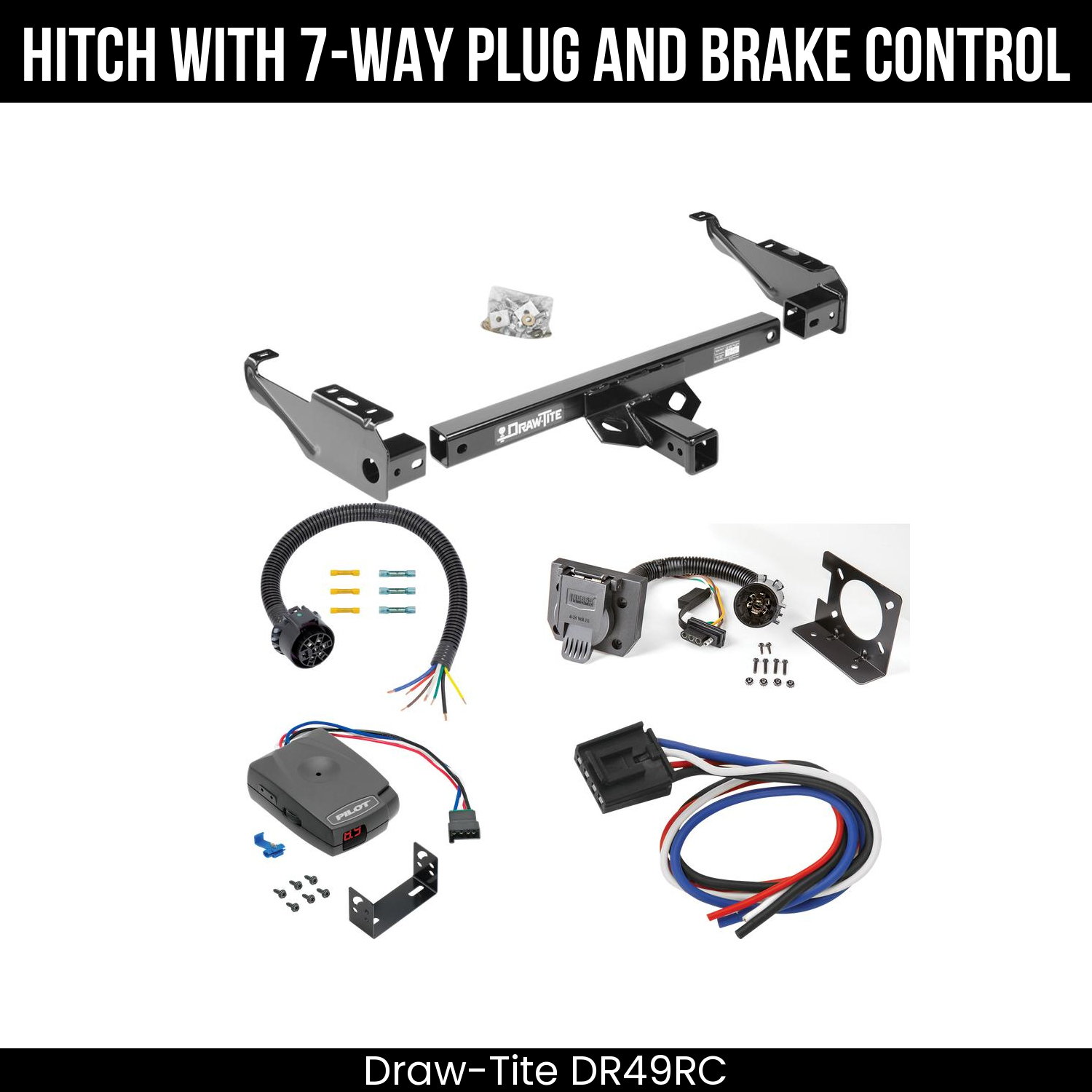 Trailer Hitch , 7-Way , Pro Series Pilot Brake Control