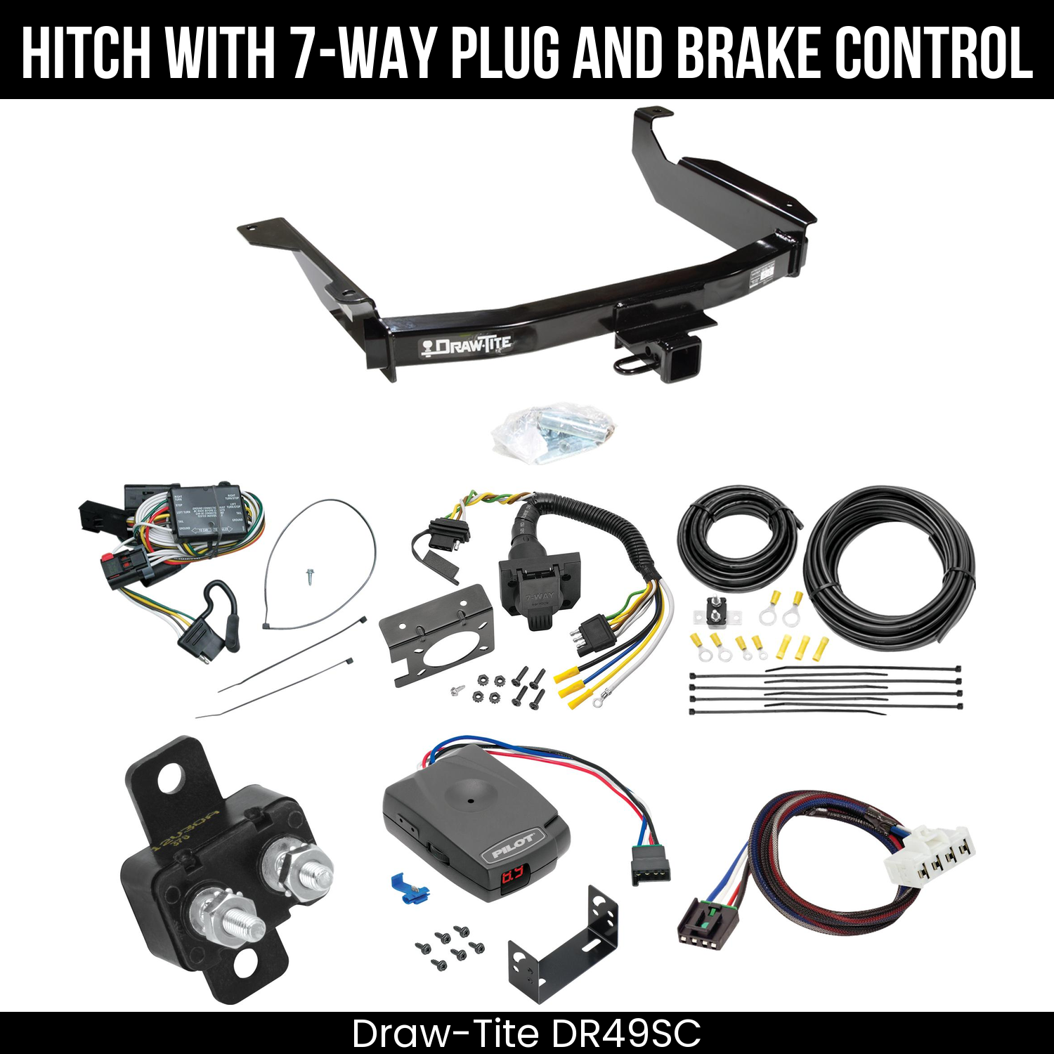 Trailer Hitch , 7-Way , Pro Series Pilot Brake Control