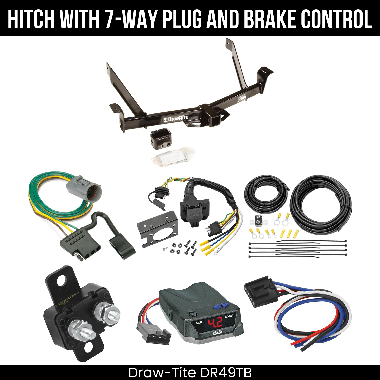 Trailer Hitch , 7-Way , Reese Brake EVN Control