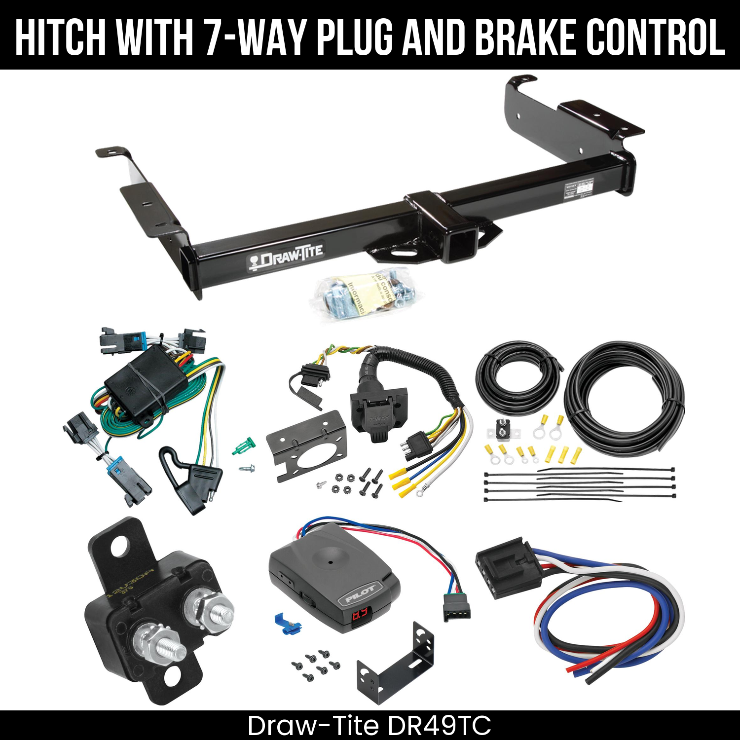 Trailer Hitch , 7-Way , Pro Series Pilot Brake Control