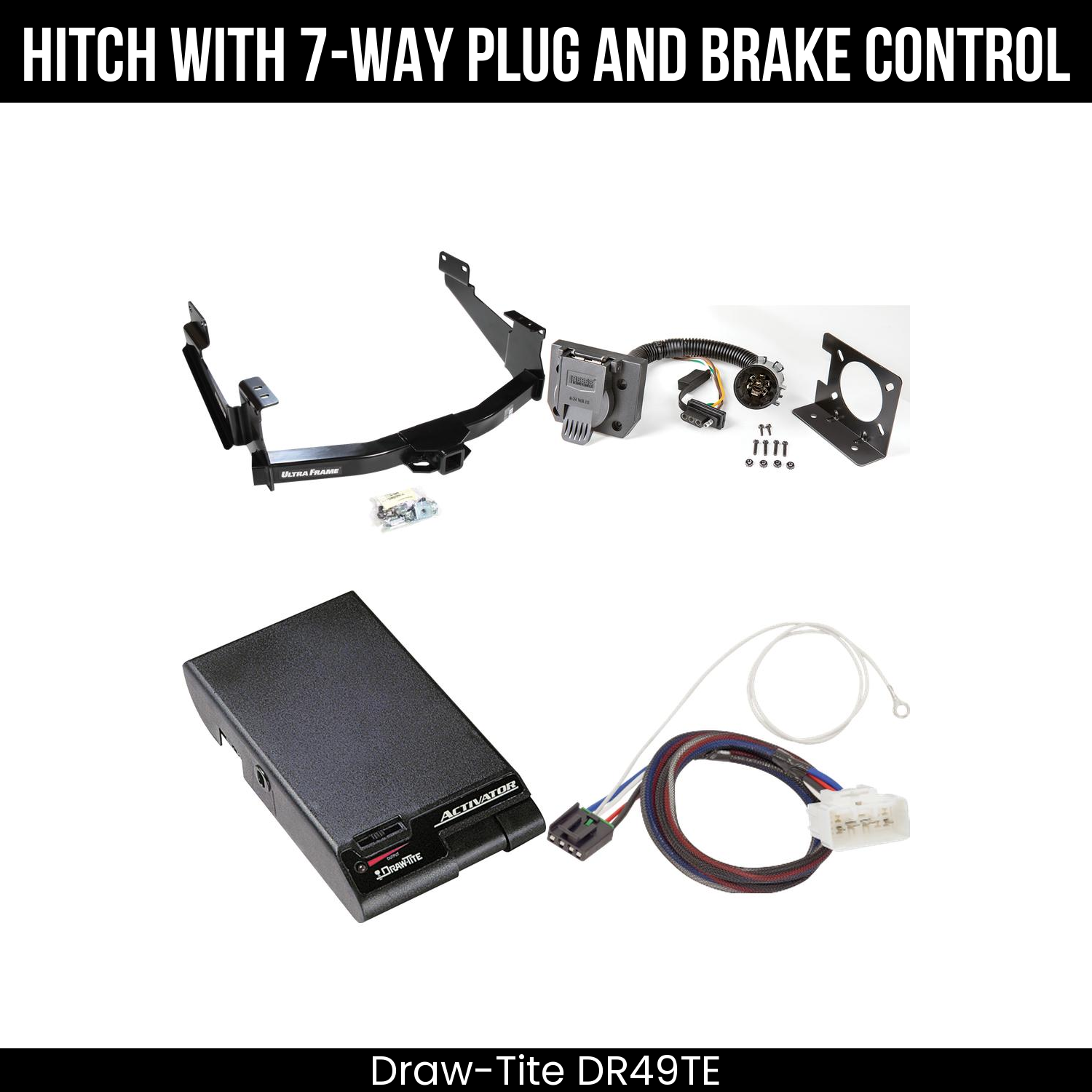 Trailer Hitch , 7-Way , Draw-Tite Activator Brake Control